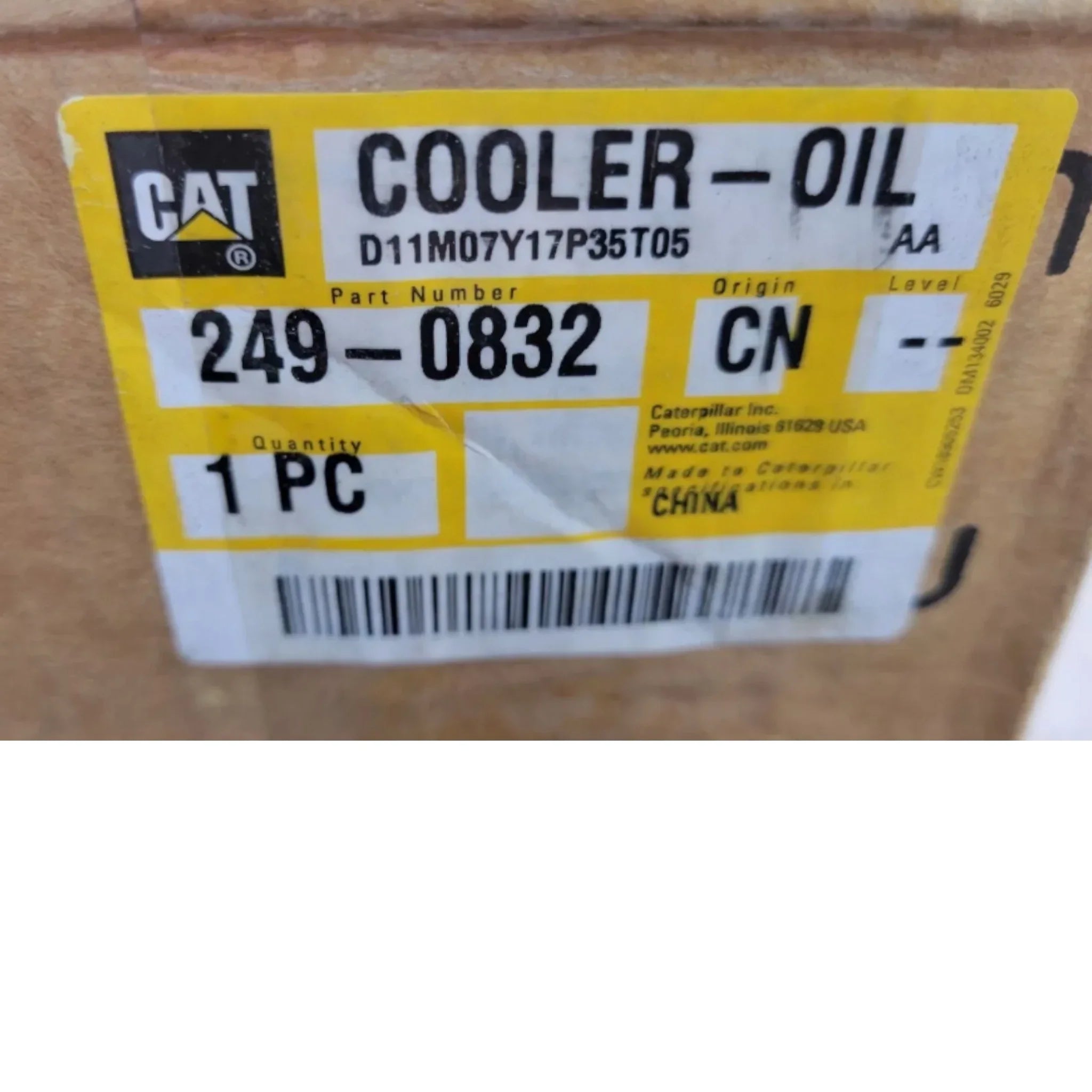 1753915 CAT Engine Oil Cooler
