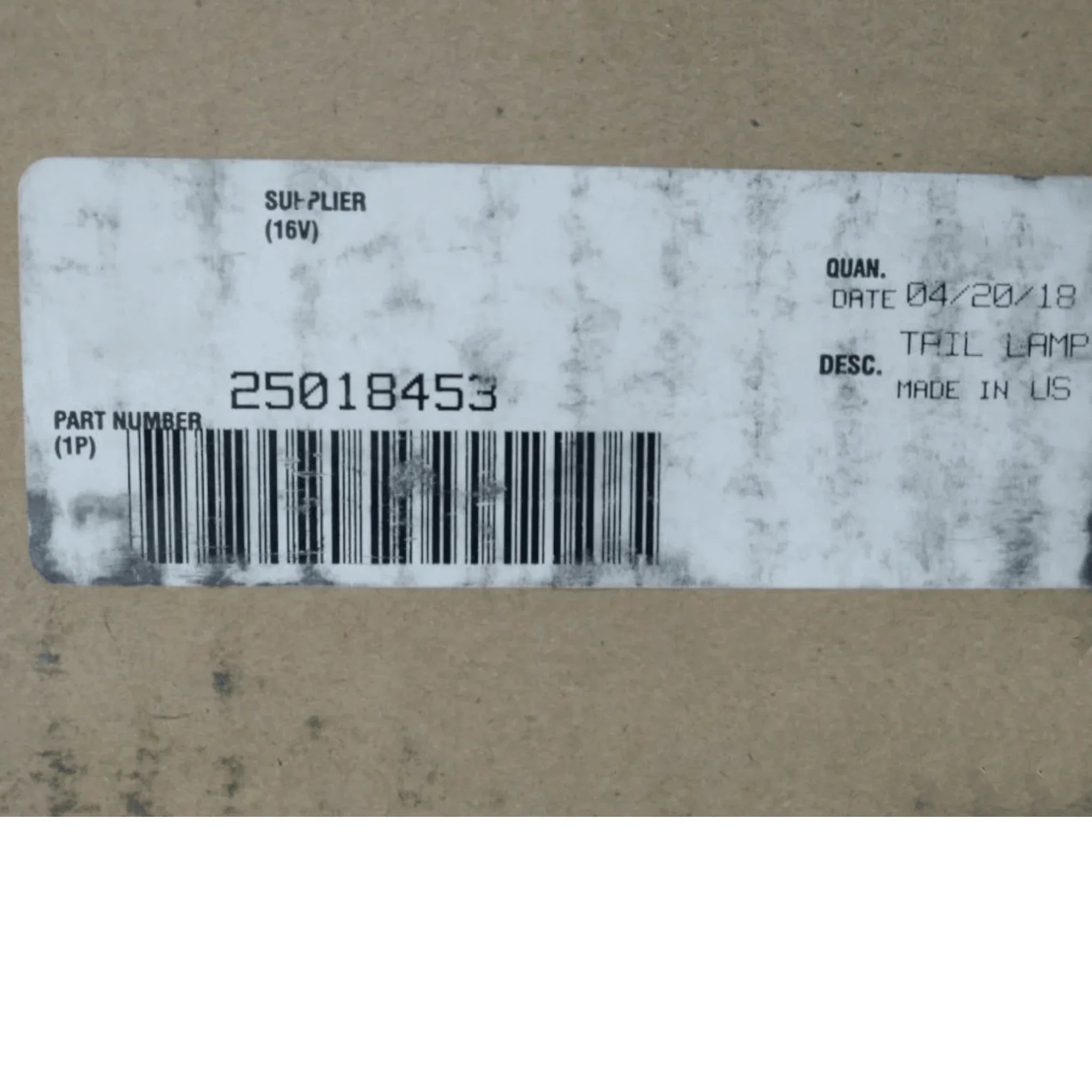 25018453 Genuine Volvo Lamp - Truck To Trailer