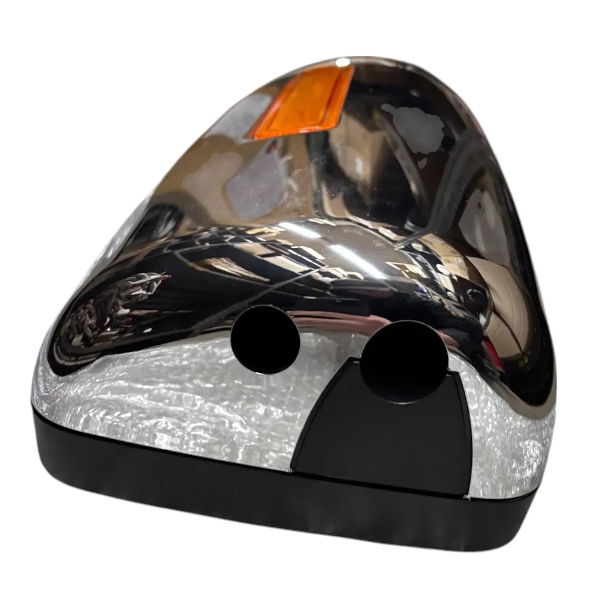 2506225C91 Genuine International Bright Finish Heated Left Side Head Mirror