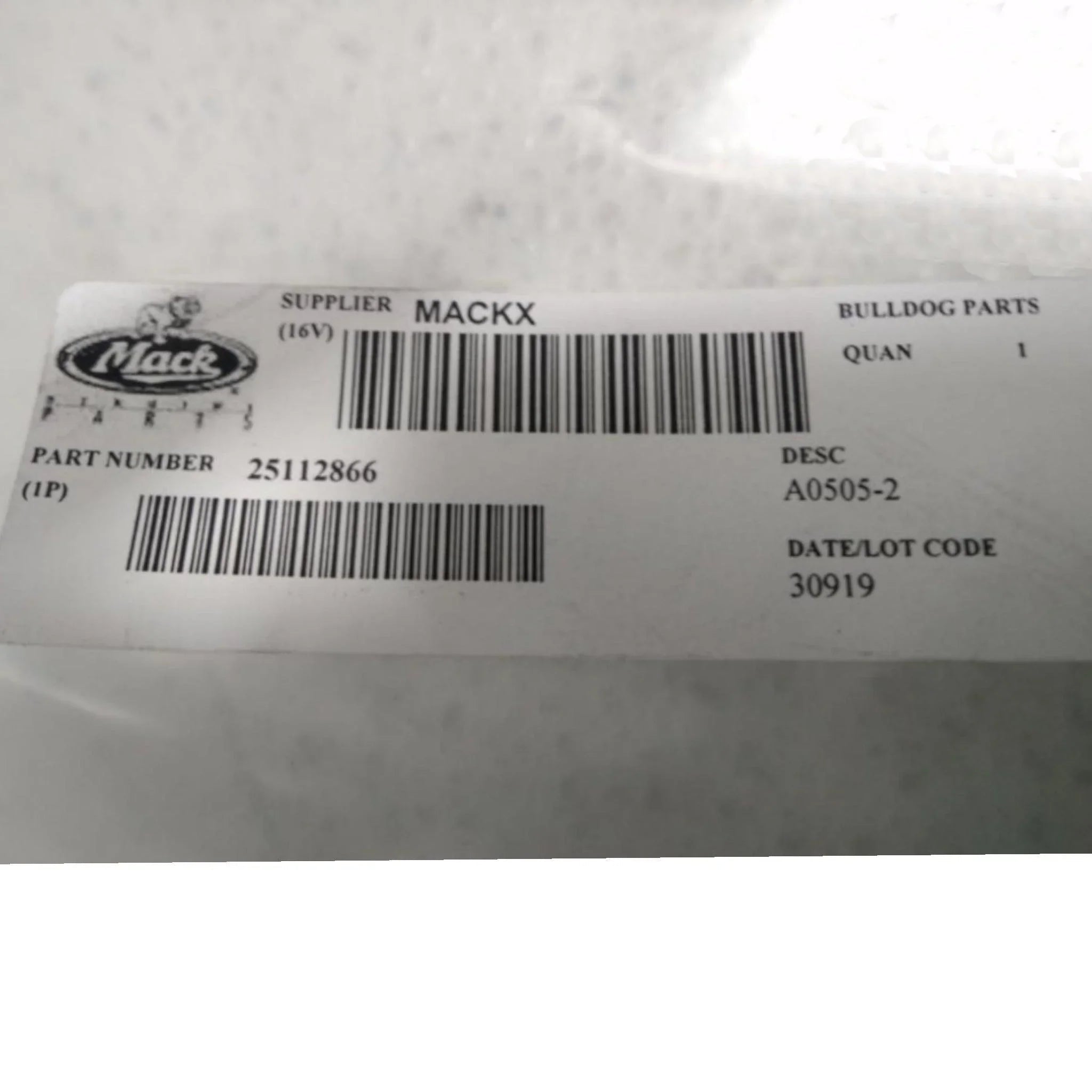 25112866 Genuine Volvo Tube - Truck To Trailer