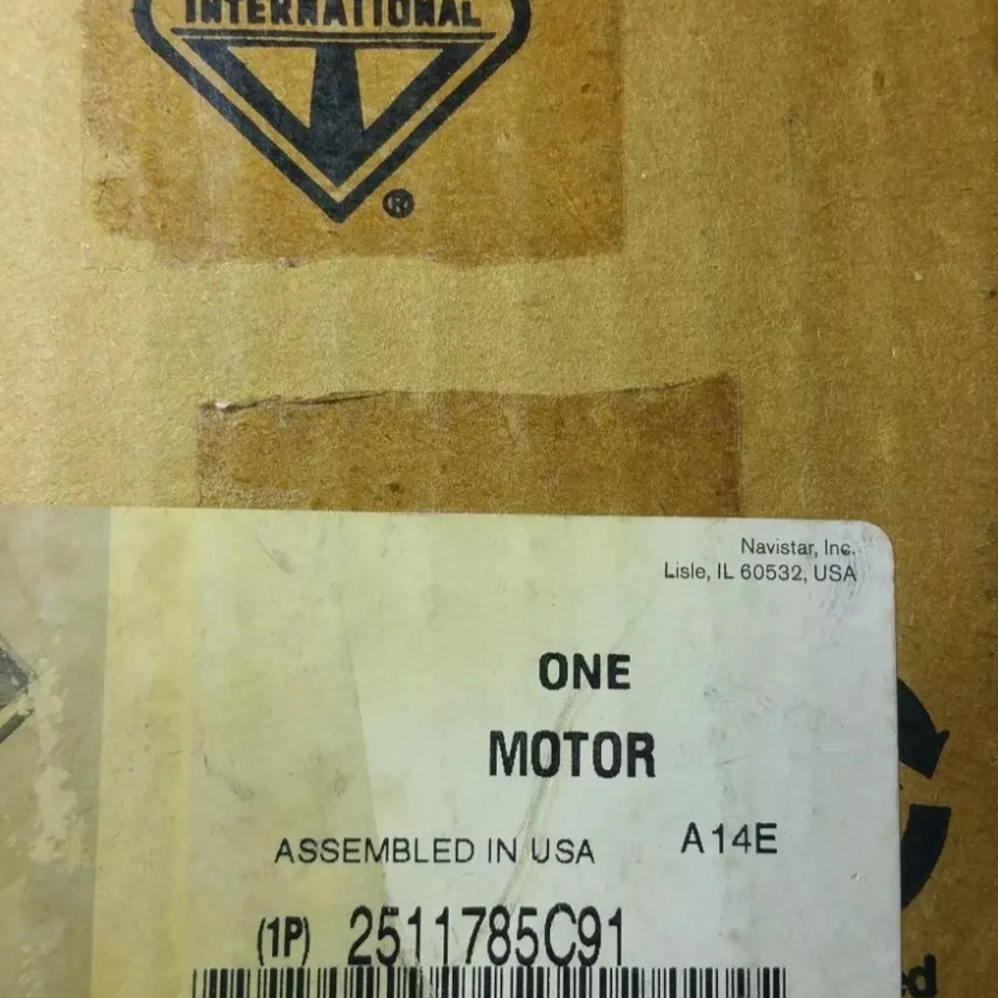 2511785C91 Genuine International Wiper Motor 12V