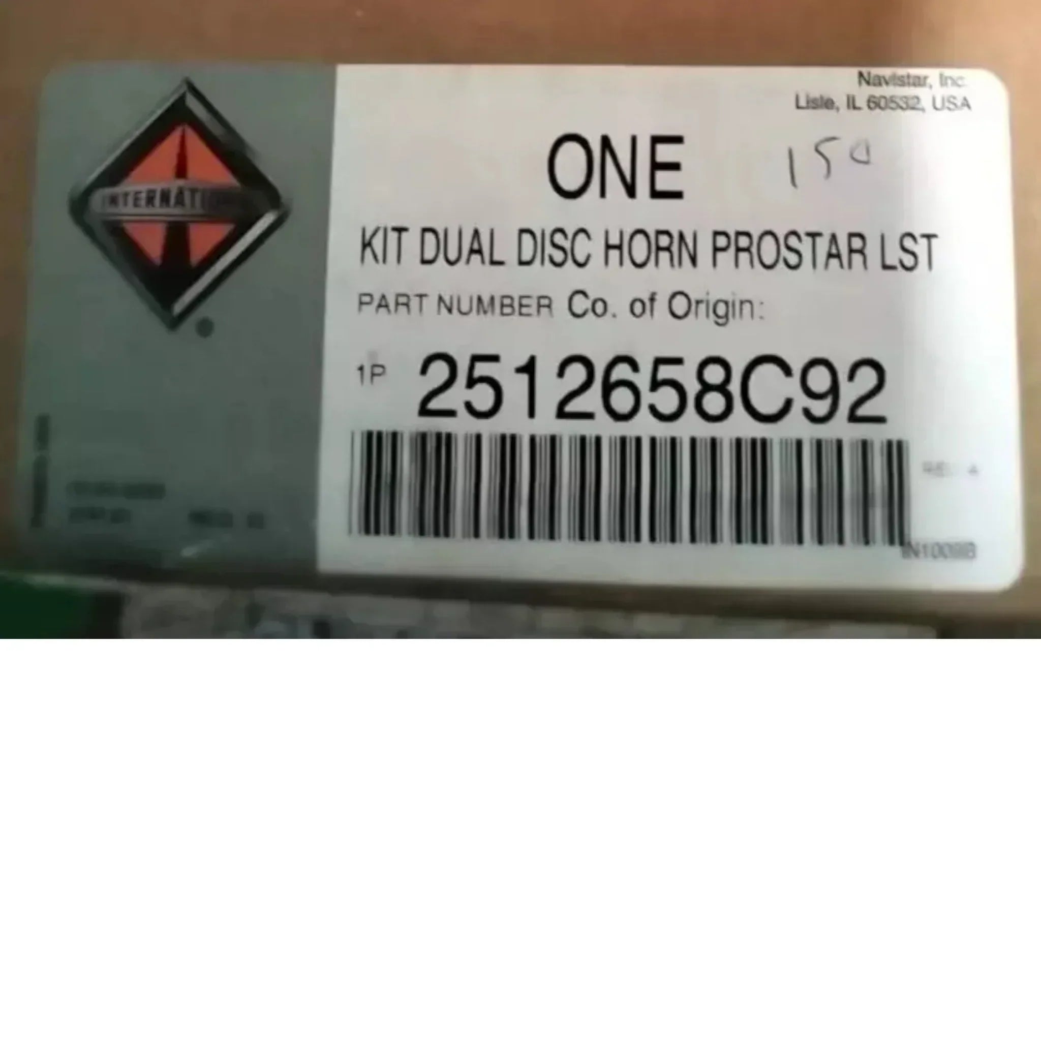 2512658C91 Genuine International Dual Disc Horn Kit