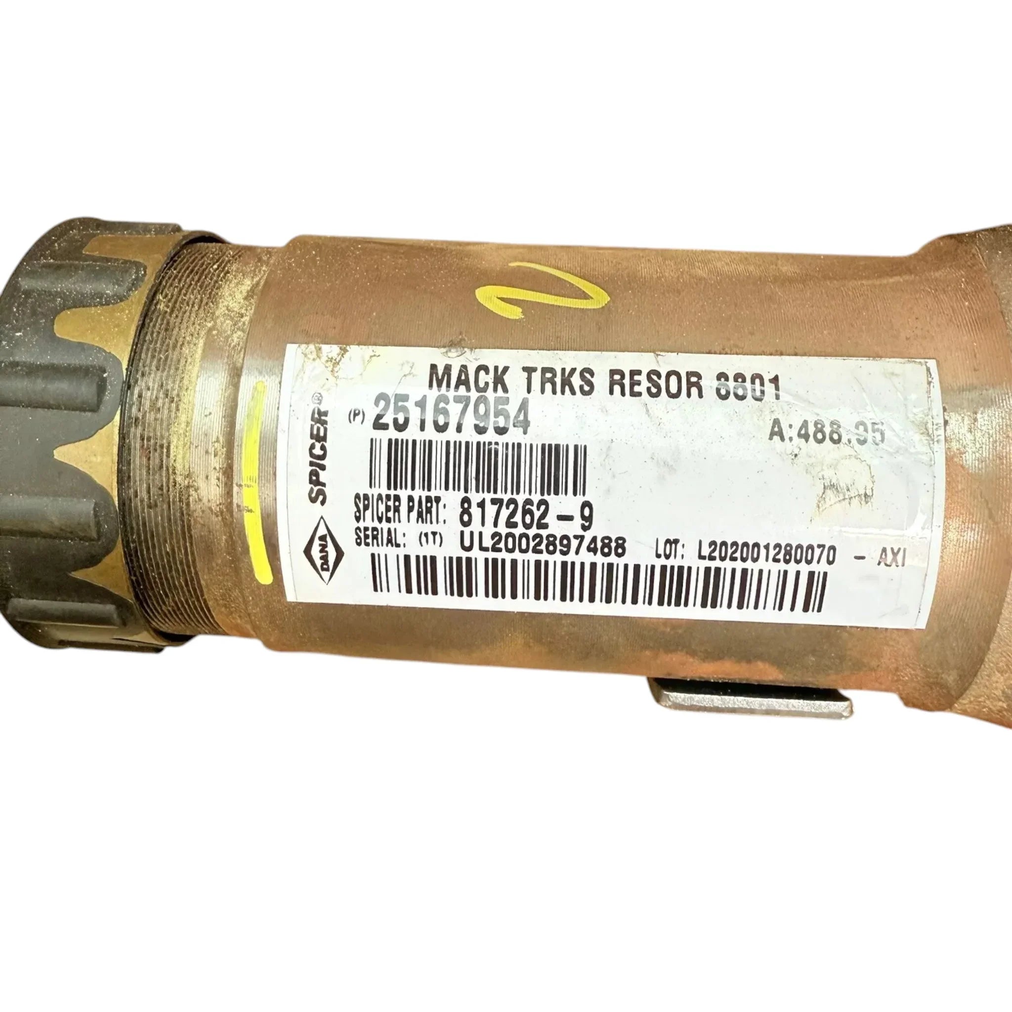 25167954 Genuine Mack Rear Driveshaft