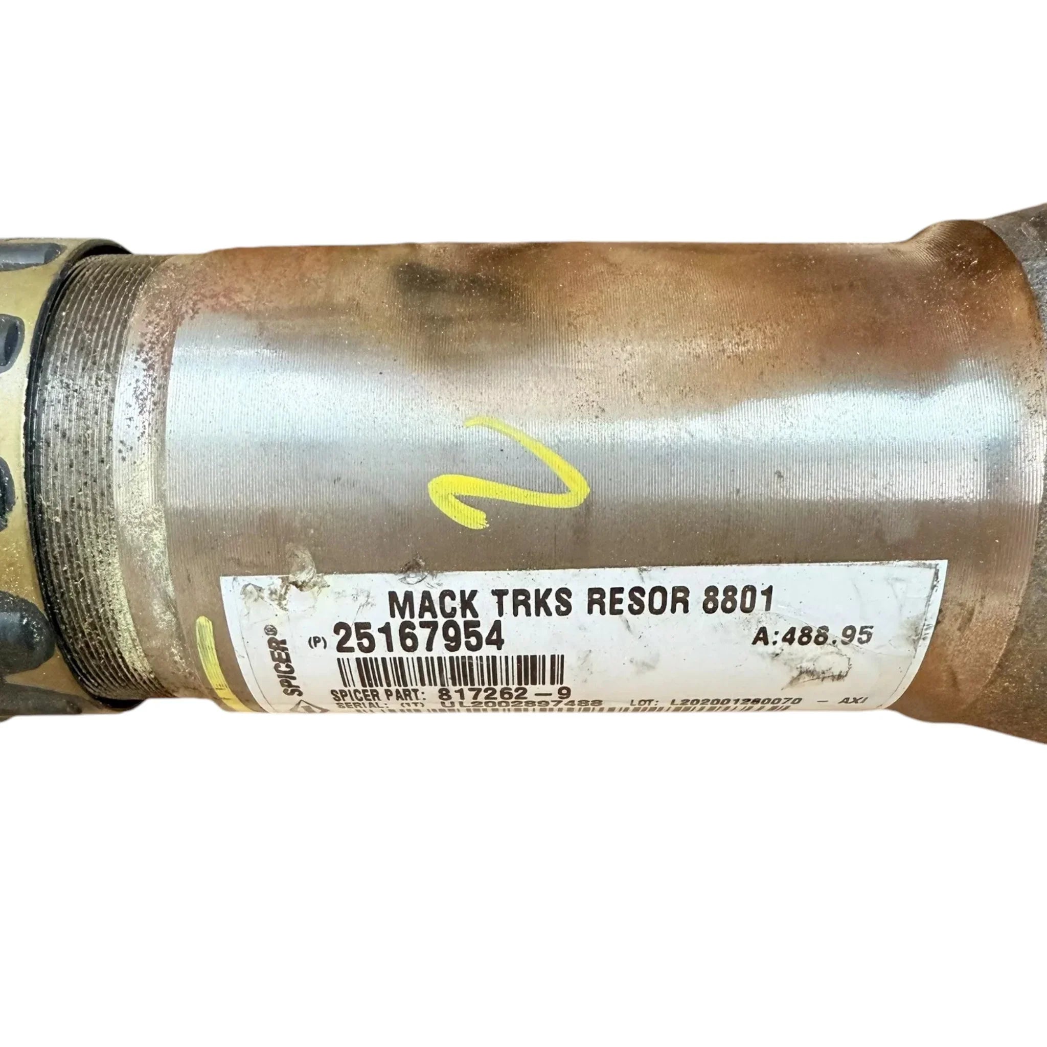 25167954 Genuine Mack Rear Driveshaft