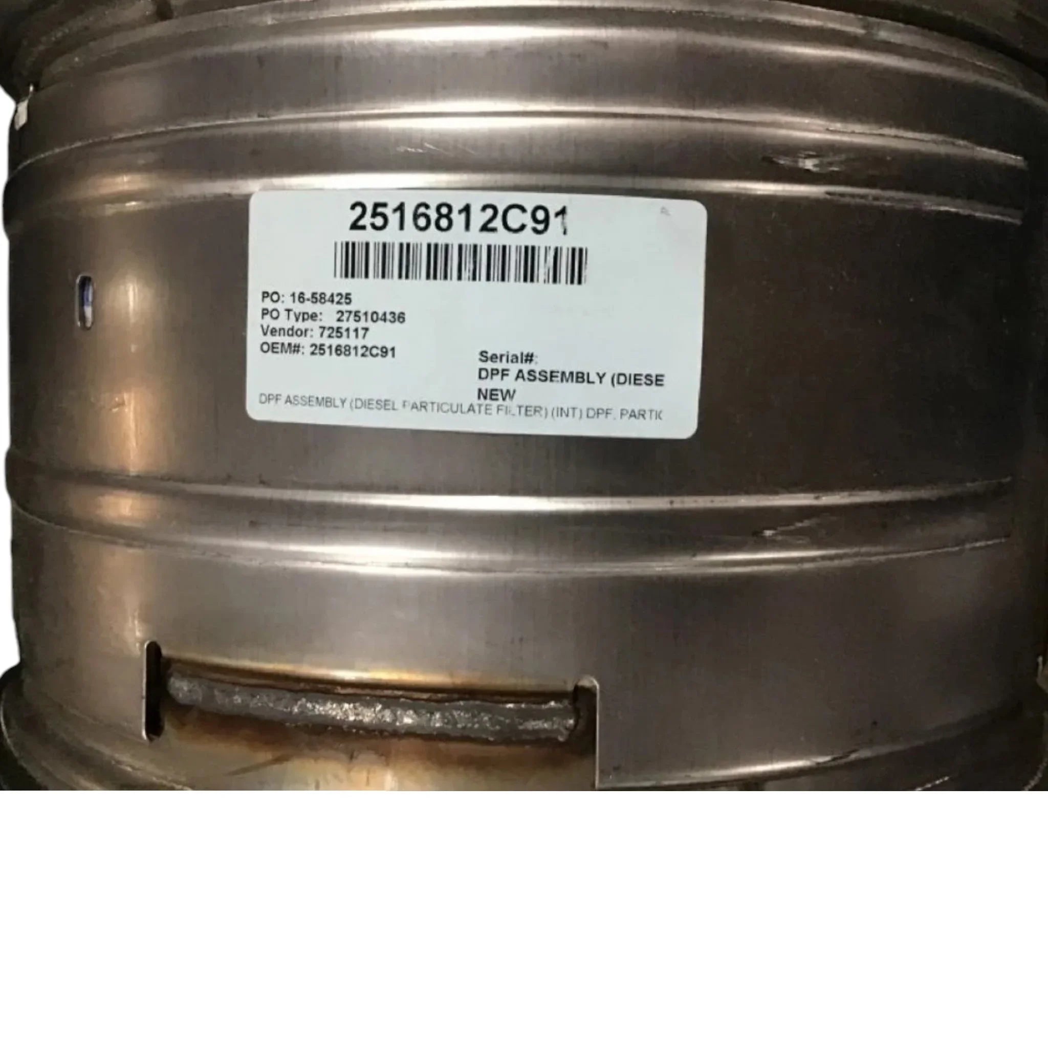 2516812C91 International Dpf Particulate Filter