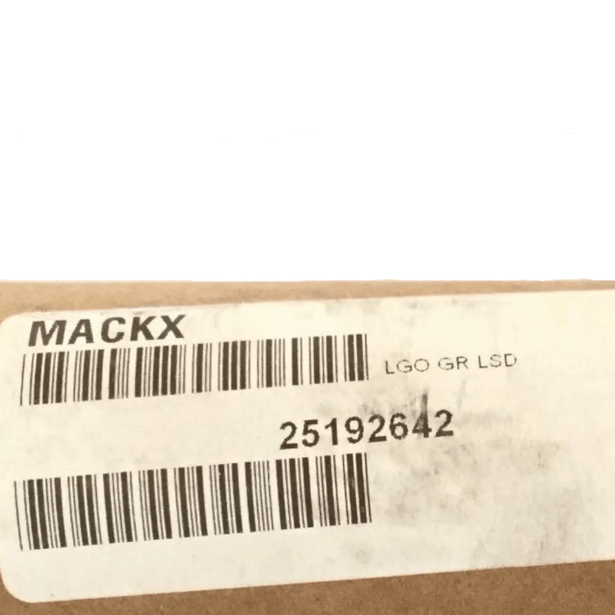 25192642 Genuine Mack Plate - Truck To Trailer