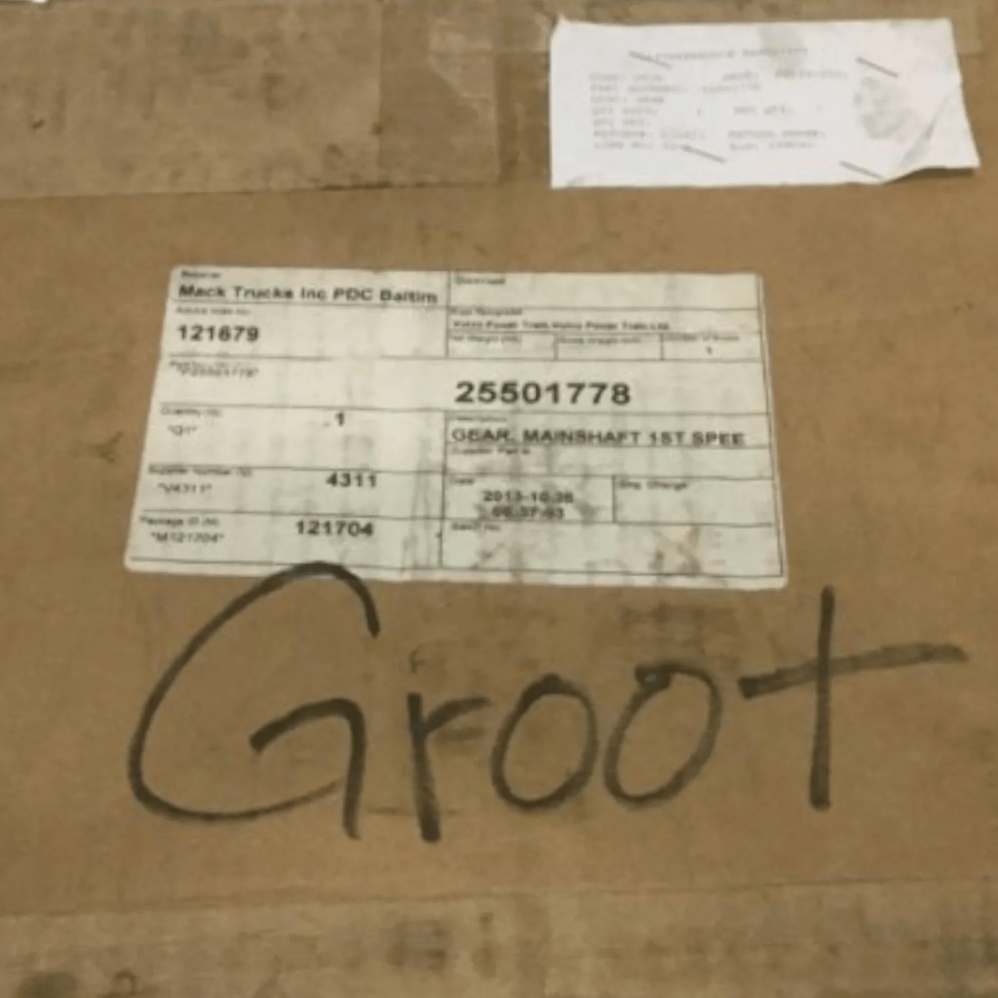 25501778 Genuine Volvo Gear - Truck To Trailer