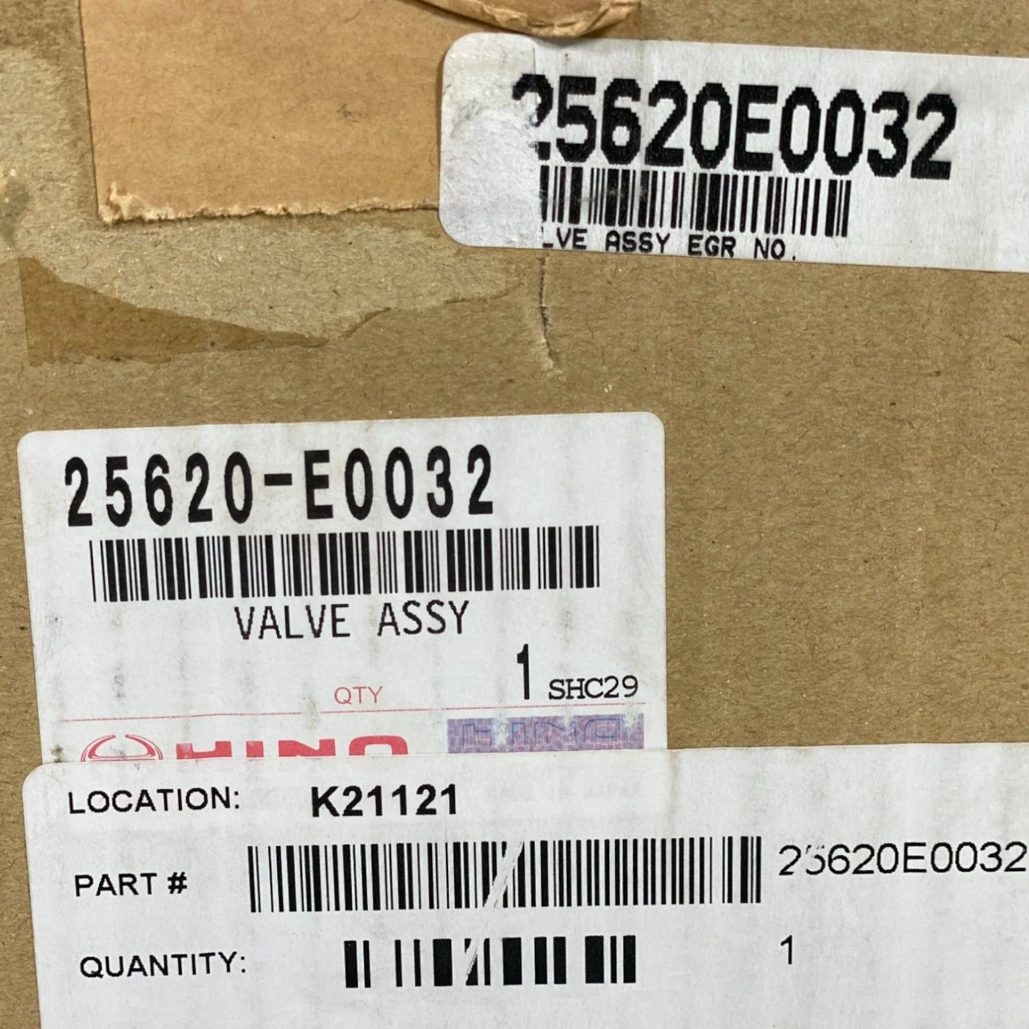 25620-E0032 Genuine Hino Egr Exhaust Gas Recirculation Valve