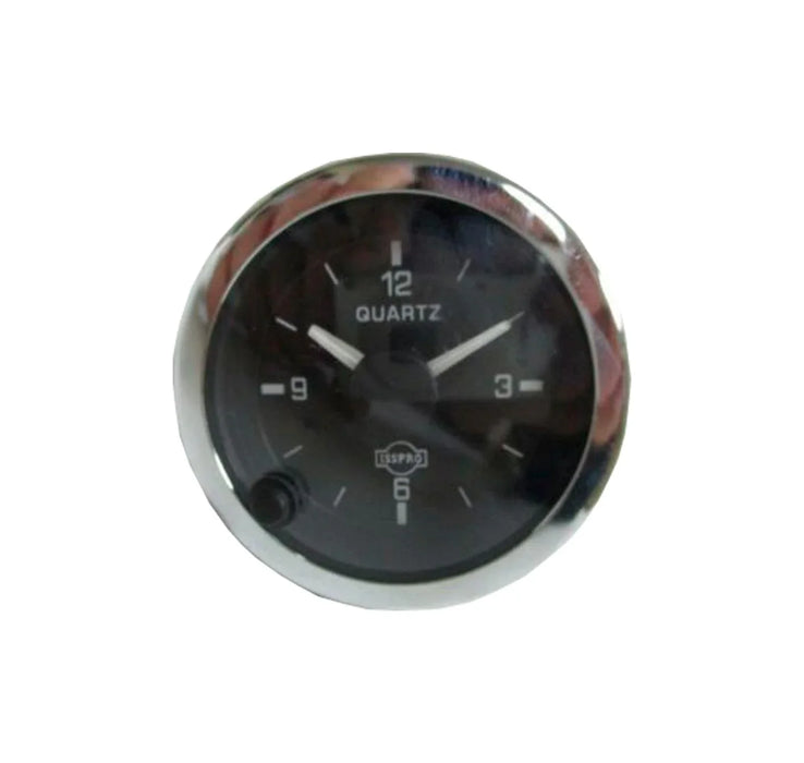 2588612C91 Genuine InternationalGauge Clock Analog Chrome Beze