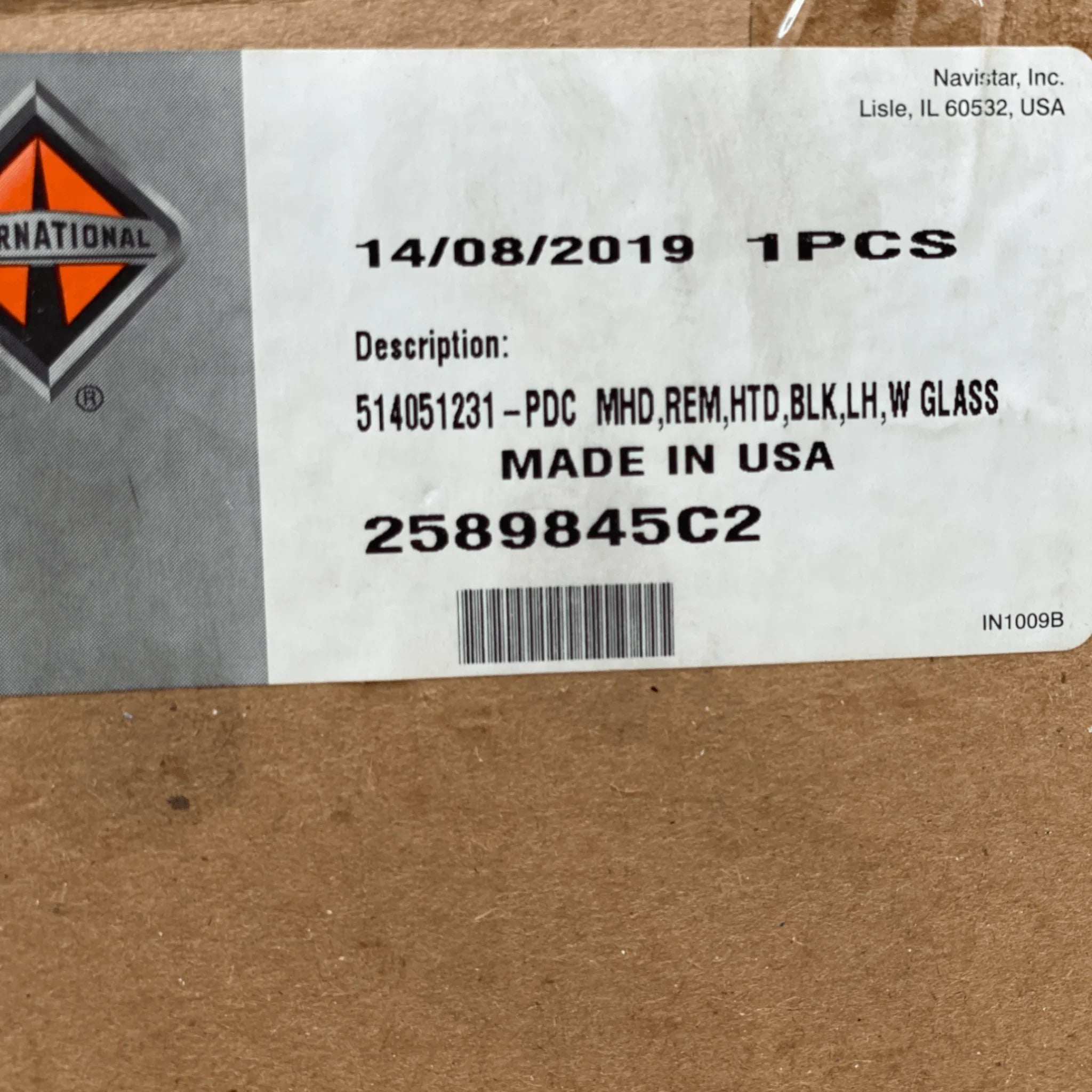 2589845C2 Genuine International Head Mirror Heated Remote Left