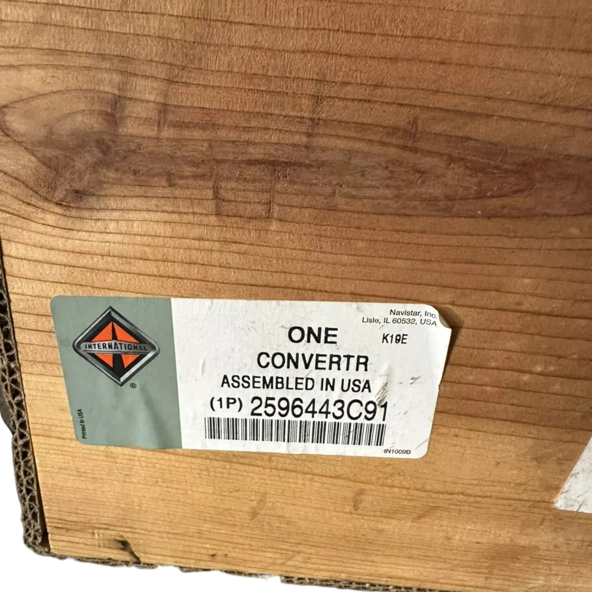 2596443C91 Genuine International Outlet DPF Converter Assembly