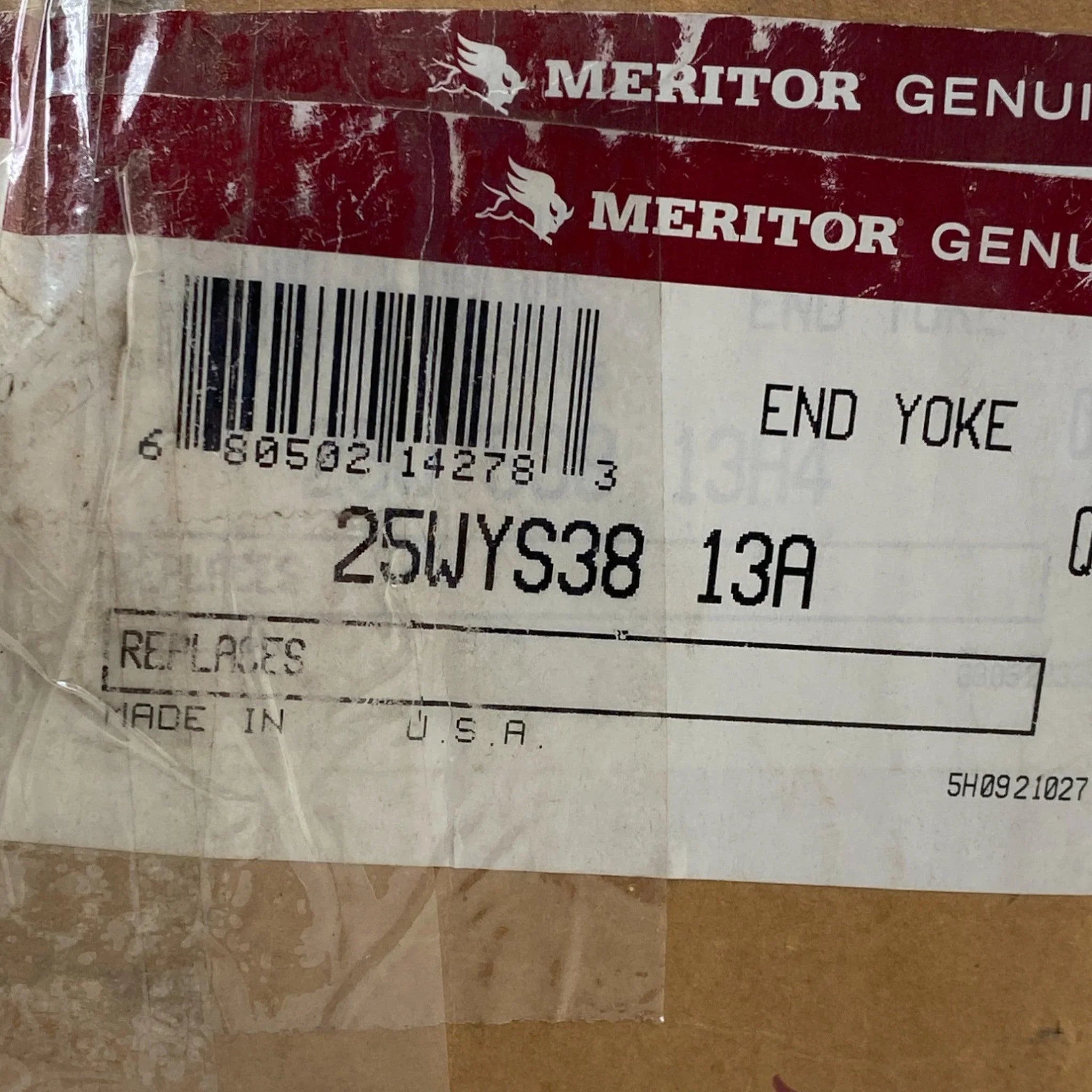 25WYS38-13A Genuine Meritor RPL25 Series Forward Input End Yoke