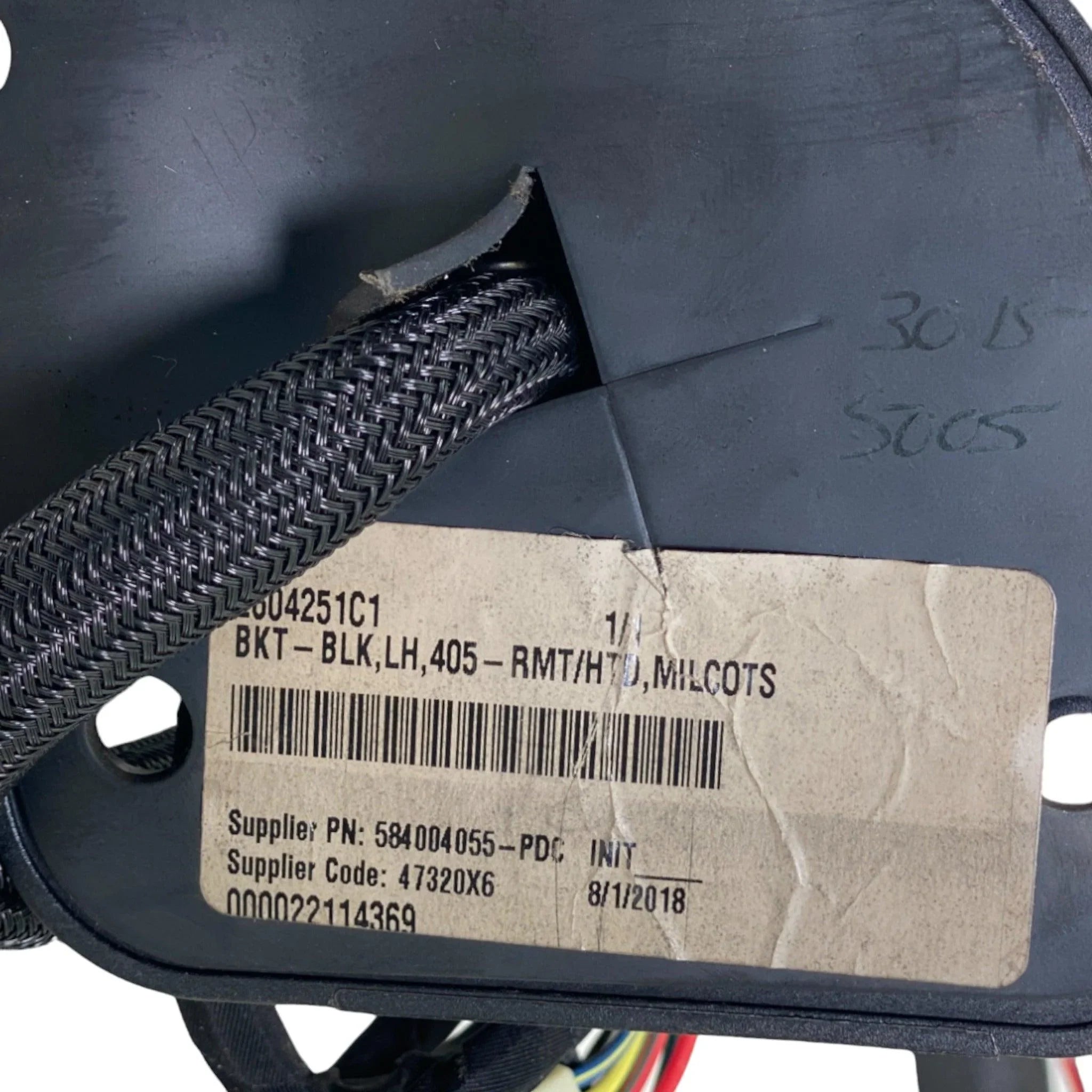 2604251C1 Genuine International Left Side Mirror Bracket Black