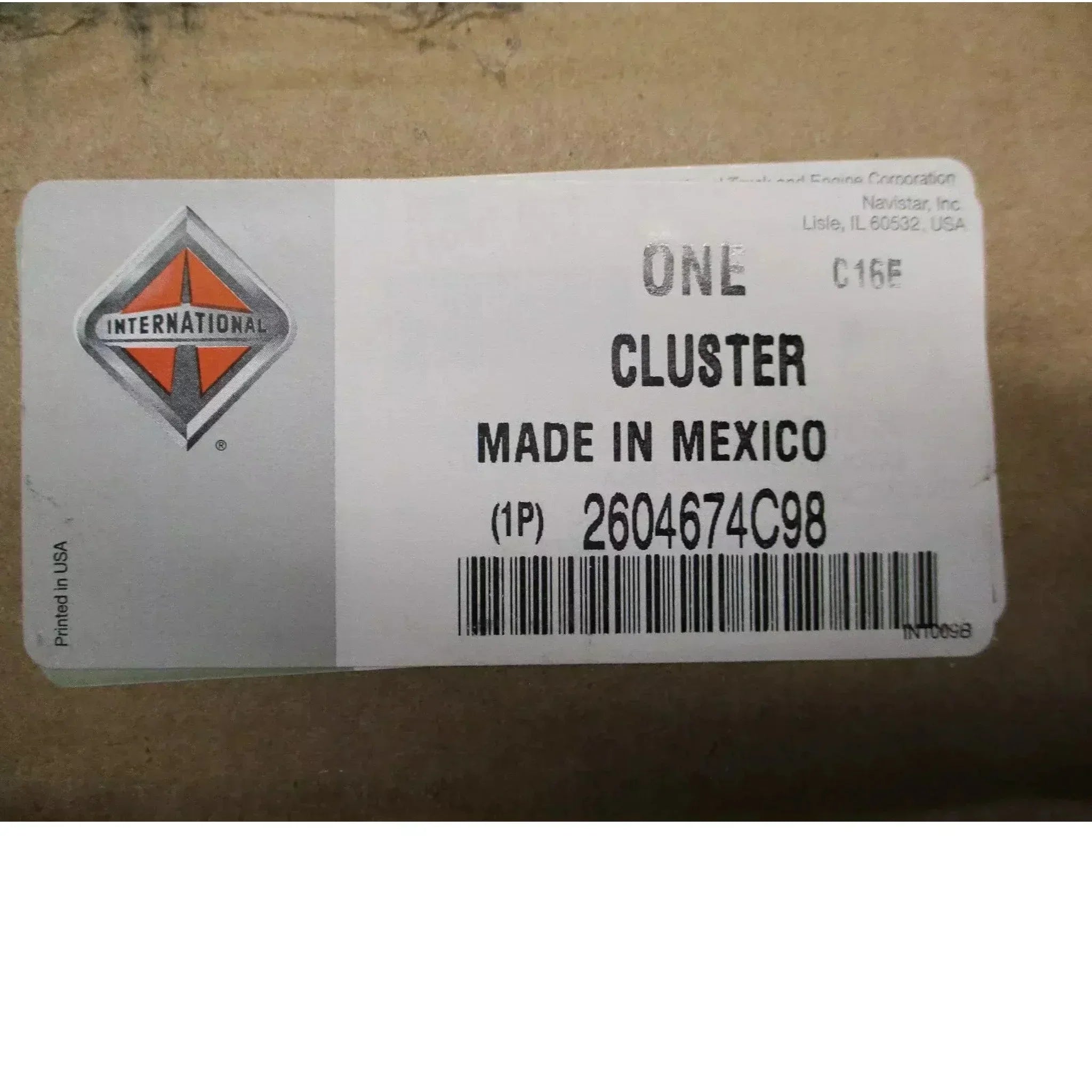 2604674C91 Genuine International Gaude Center Cluster