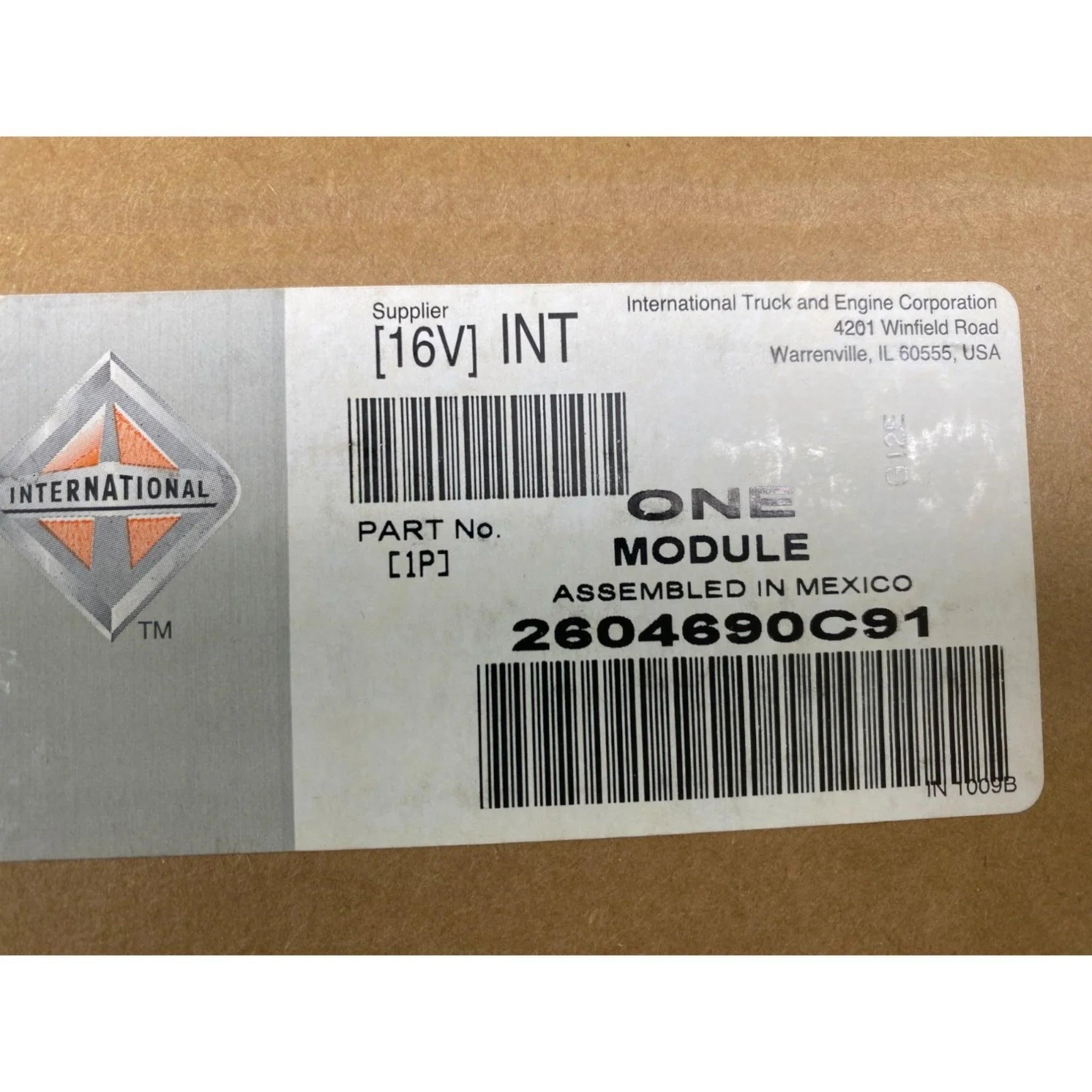 2604690C97 Genuine International Center Cluster Slvr Sp M/M
