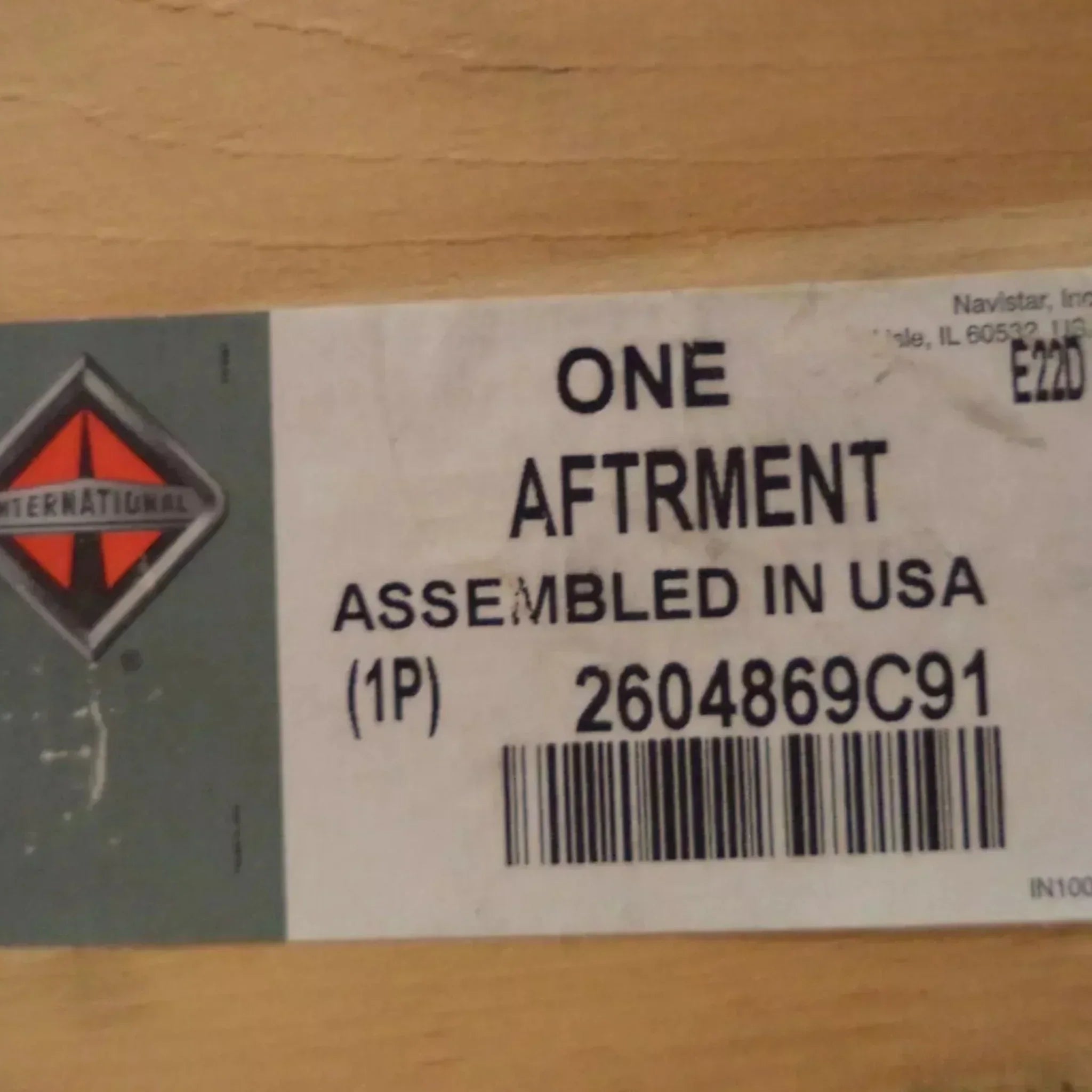 26404873C91 Genuine International Exhaust Aftertreatment Device