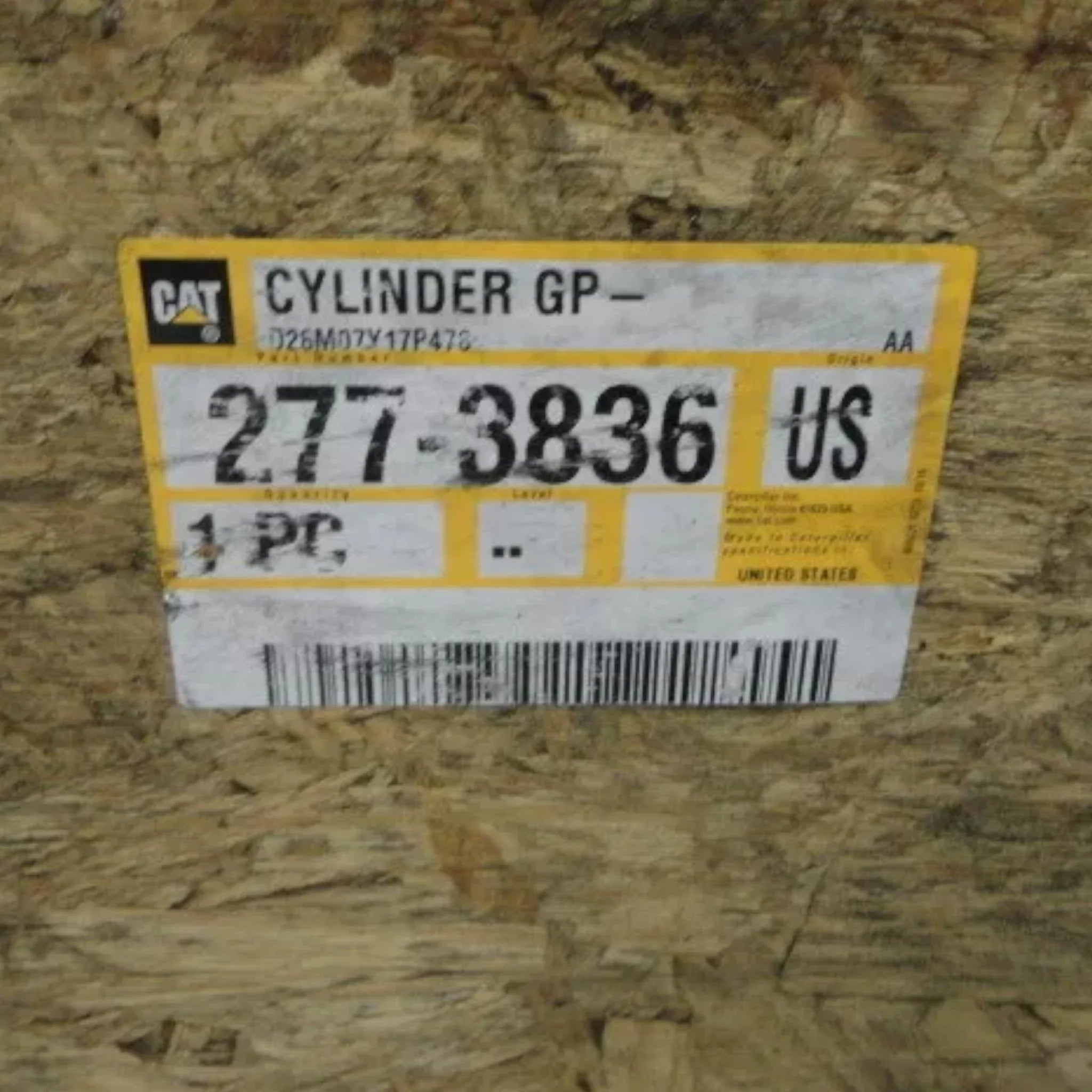 2773836 Caterpillar Hydraulic Cylinder Assembly