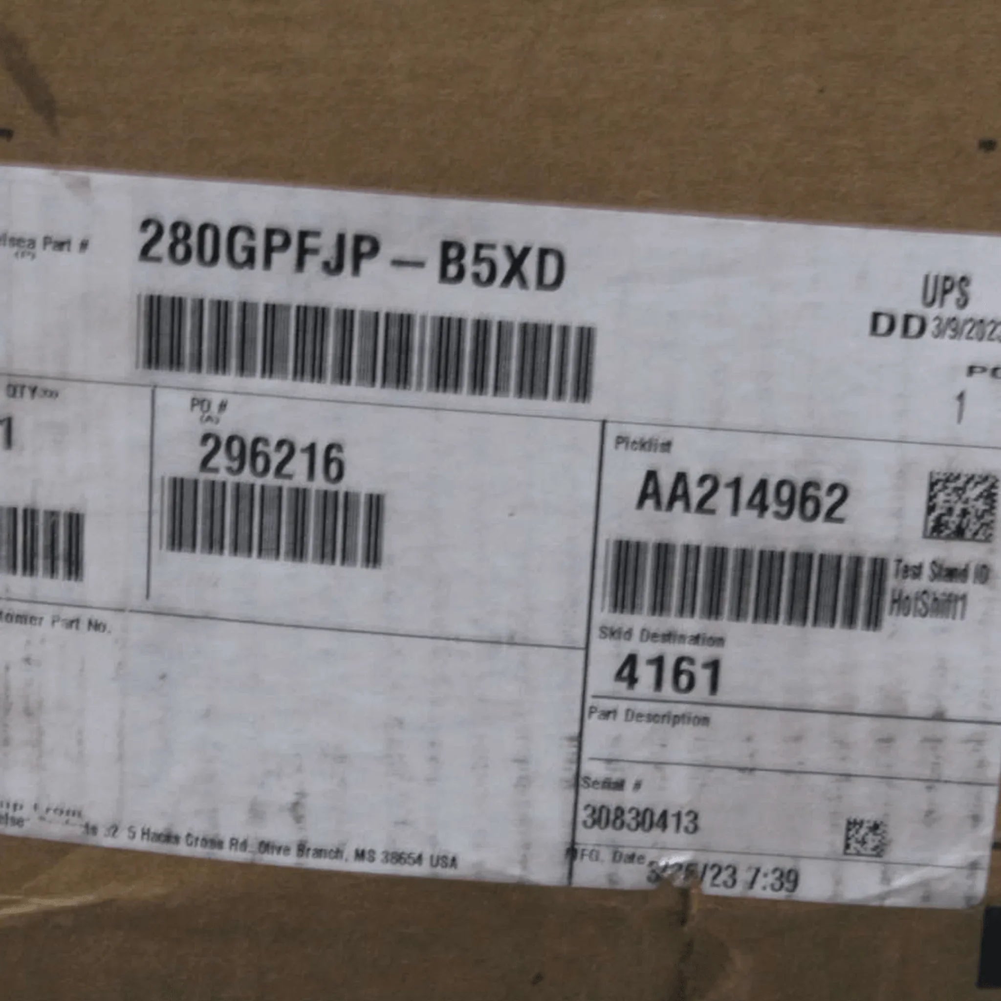 280GPFJP-B3XD Genuine Parker Chelsea PTO Power Take Off 10 Bolt