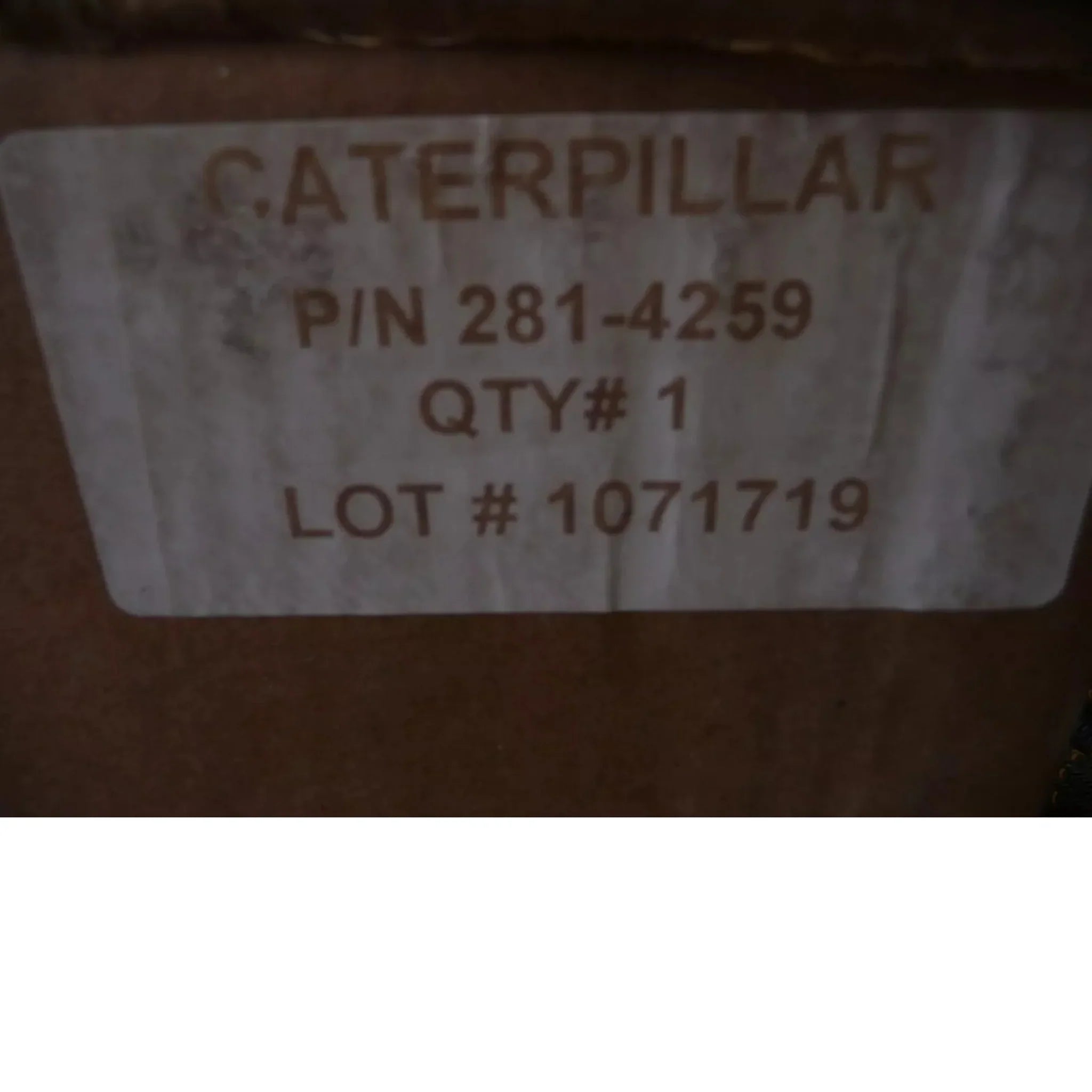281-4259 CAT Housing-Filter