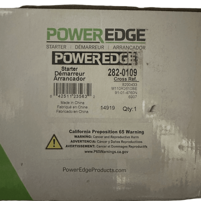 282-0109 Poweredge Starter Motor 39PE 12V - ADVANCED TRUCK PARTS