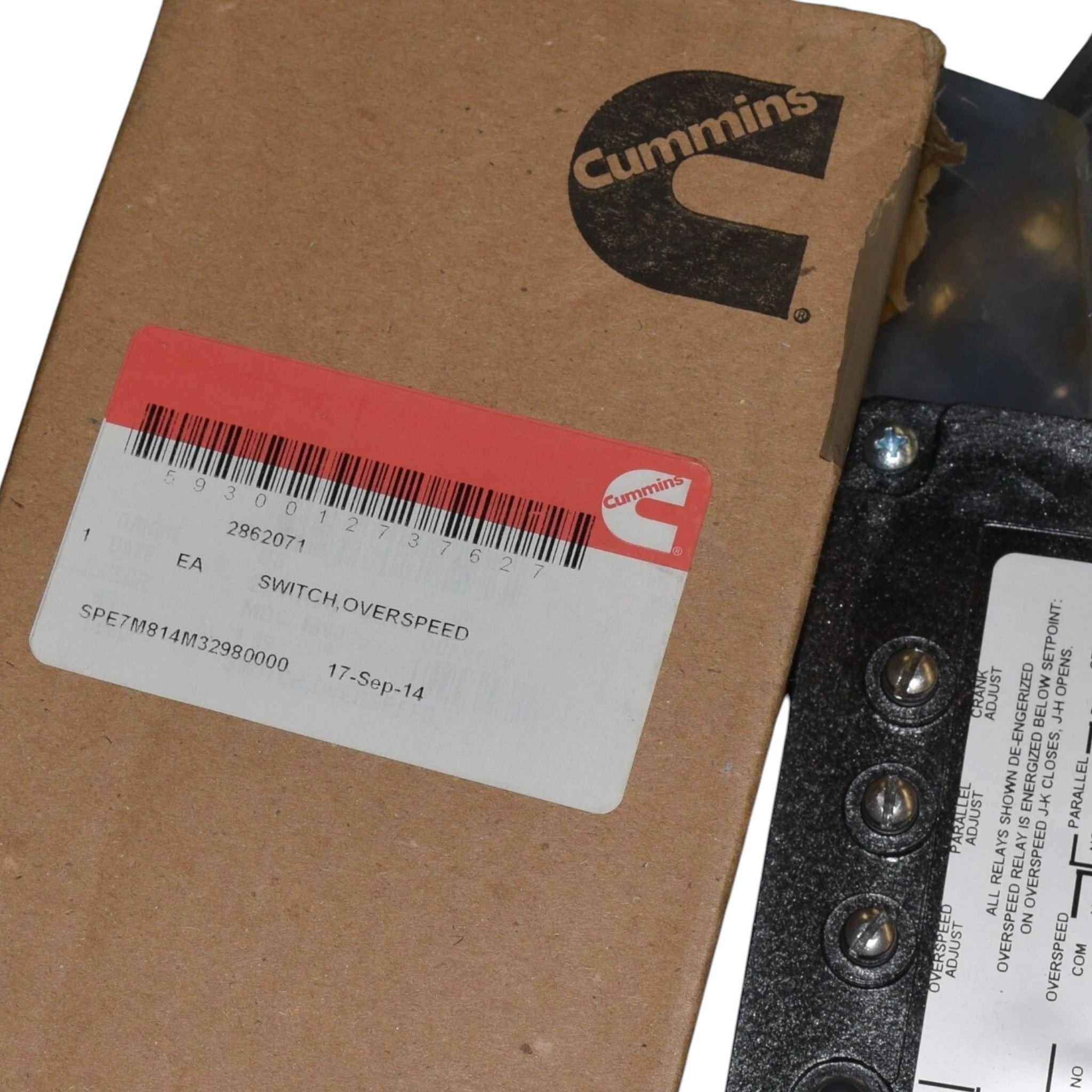 3011572 Genuine Cummins Overspeed Switch
