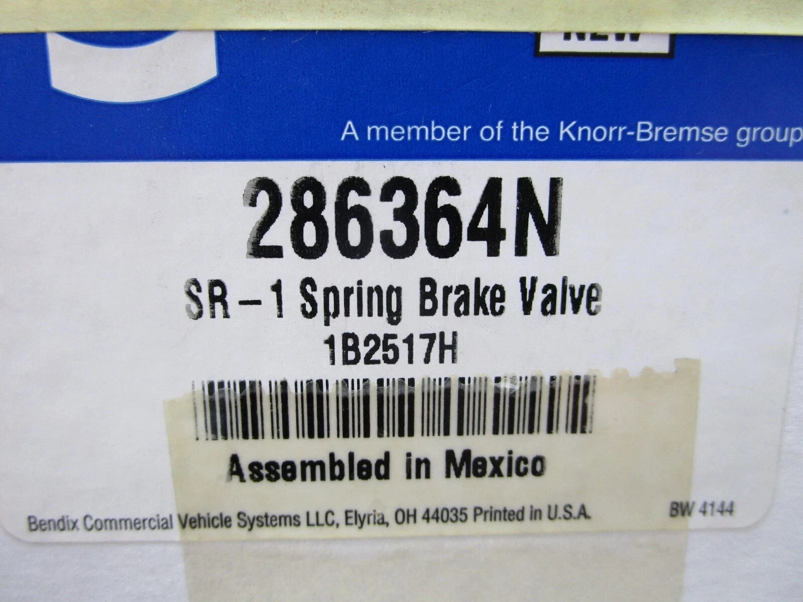 745-286364N Genuine Bendix Spring Brake Valve