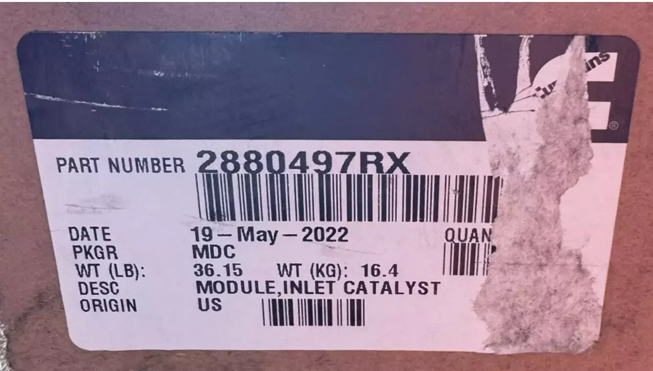 2880497 Genuine Cummins Inlet Catalyst Module