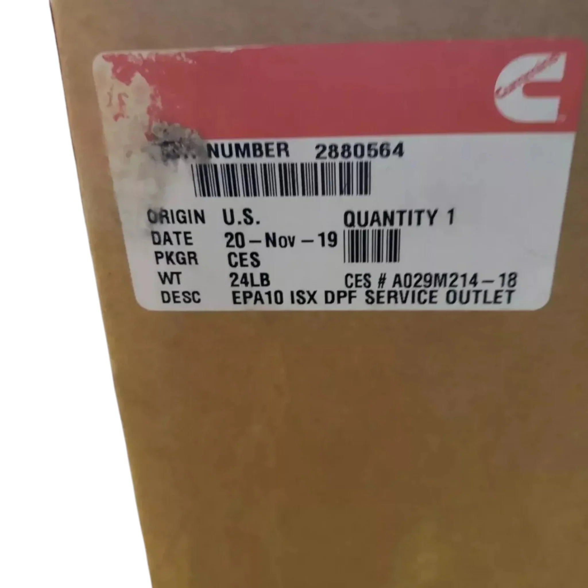 2880564 Cummins Outlet Module