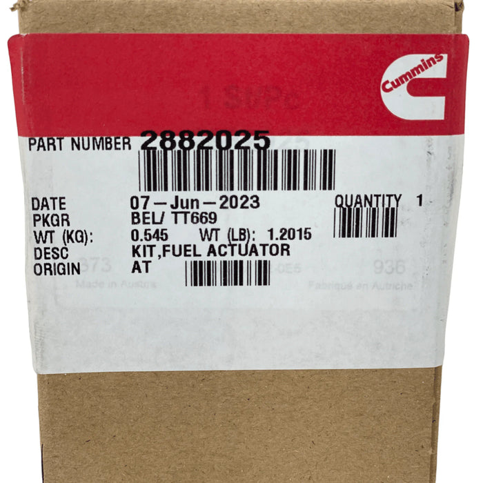 2881177 Genuine Cummins Electronic Fuel Control Kit