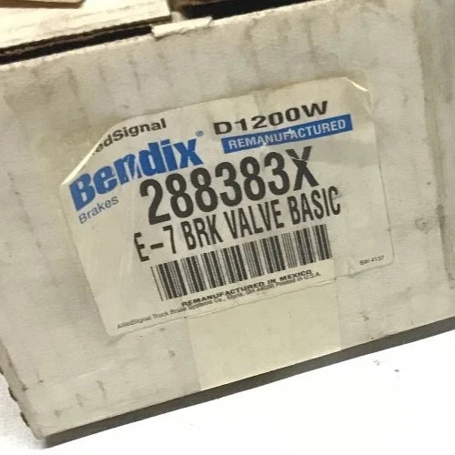 BX288383N Genuine Bendix Foot Brake Valve