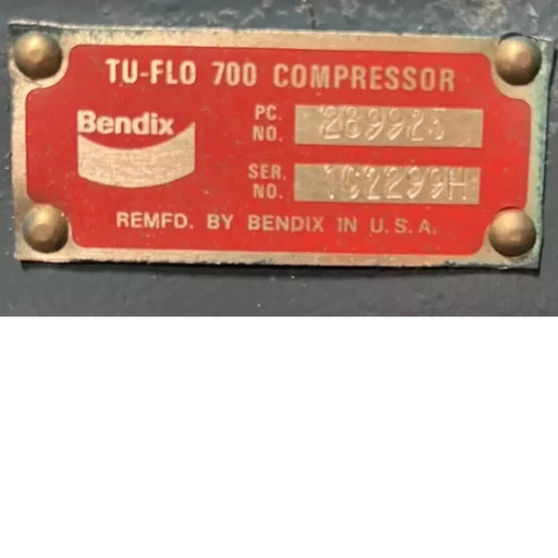 R955289925X Genuine Bendix Air Compressor