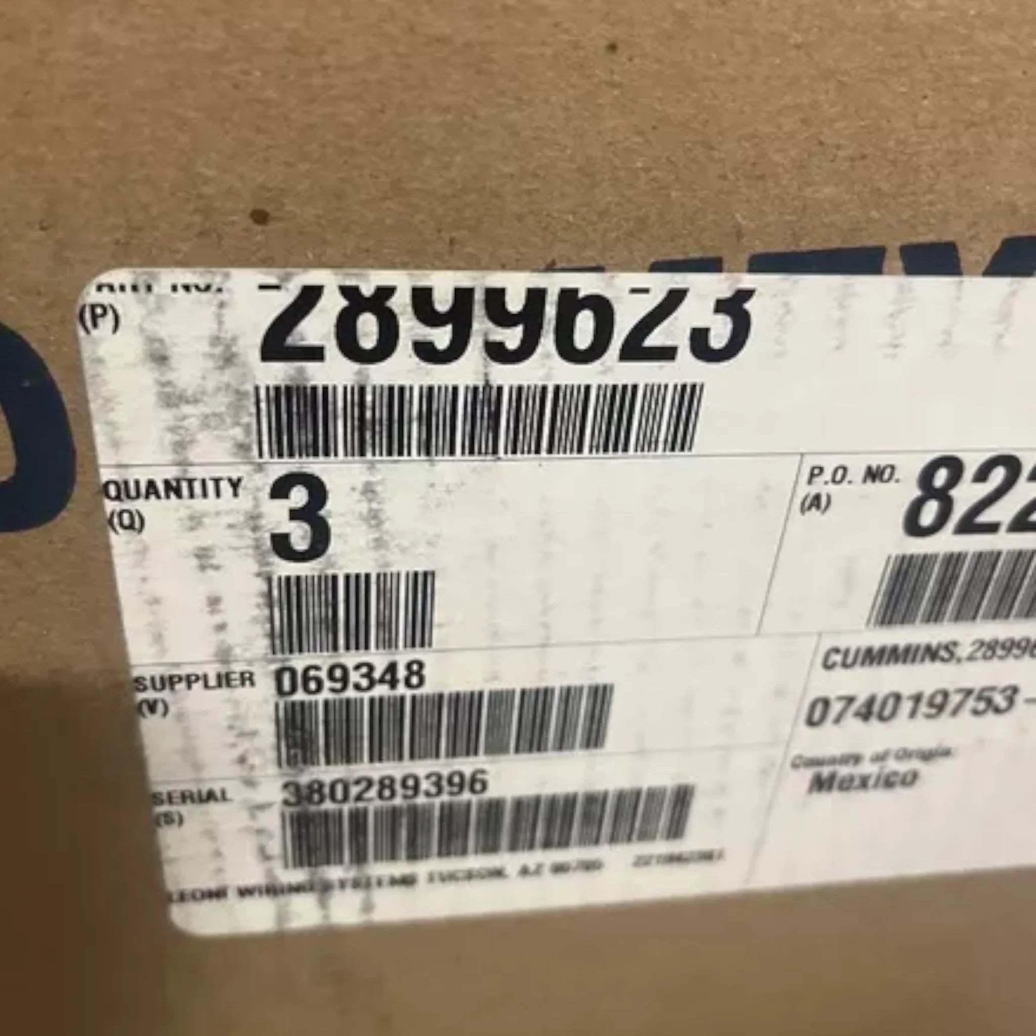 2899623 Cummins Electronic Control Module Wiring Harness