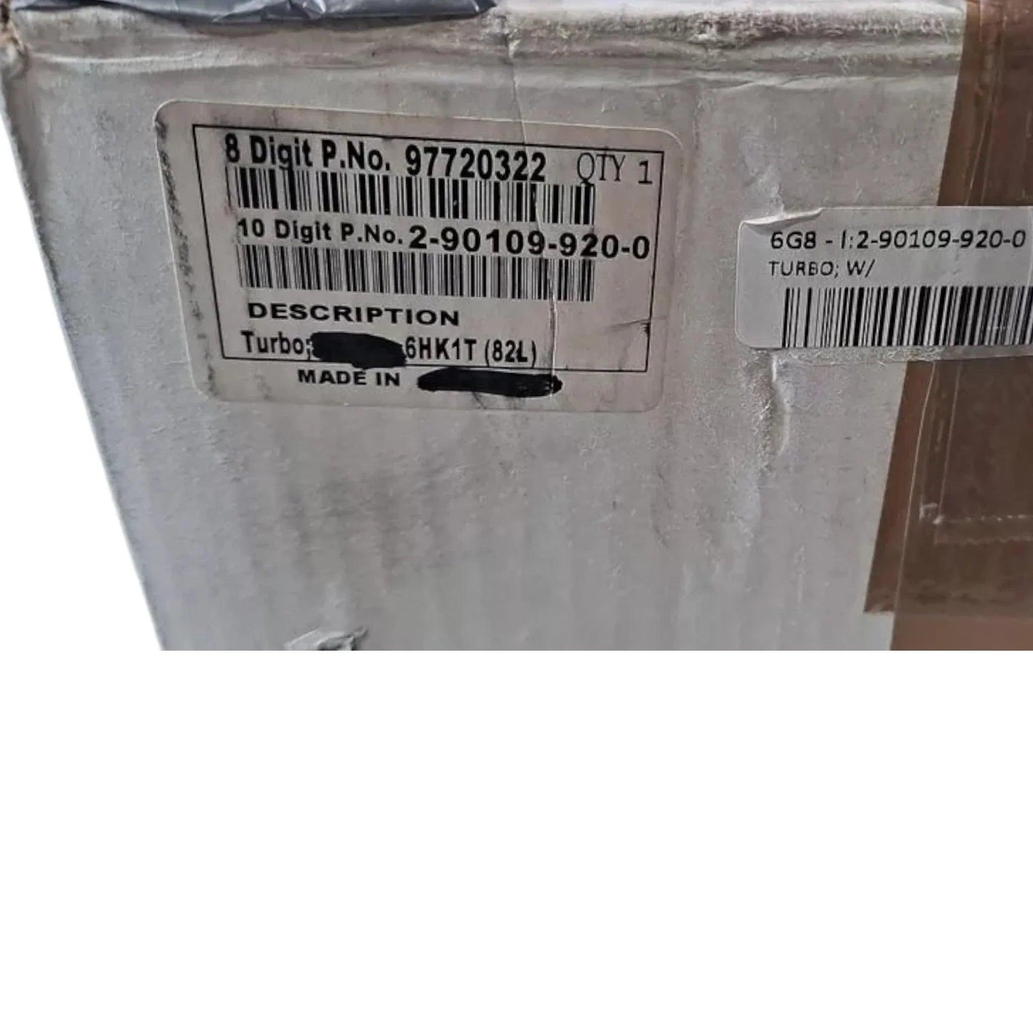 2-91009-901-0 Genuine Isuzu Turbocharger GT3576