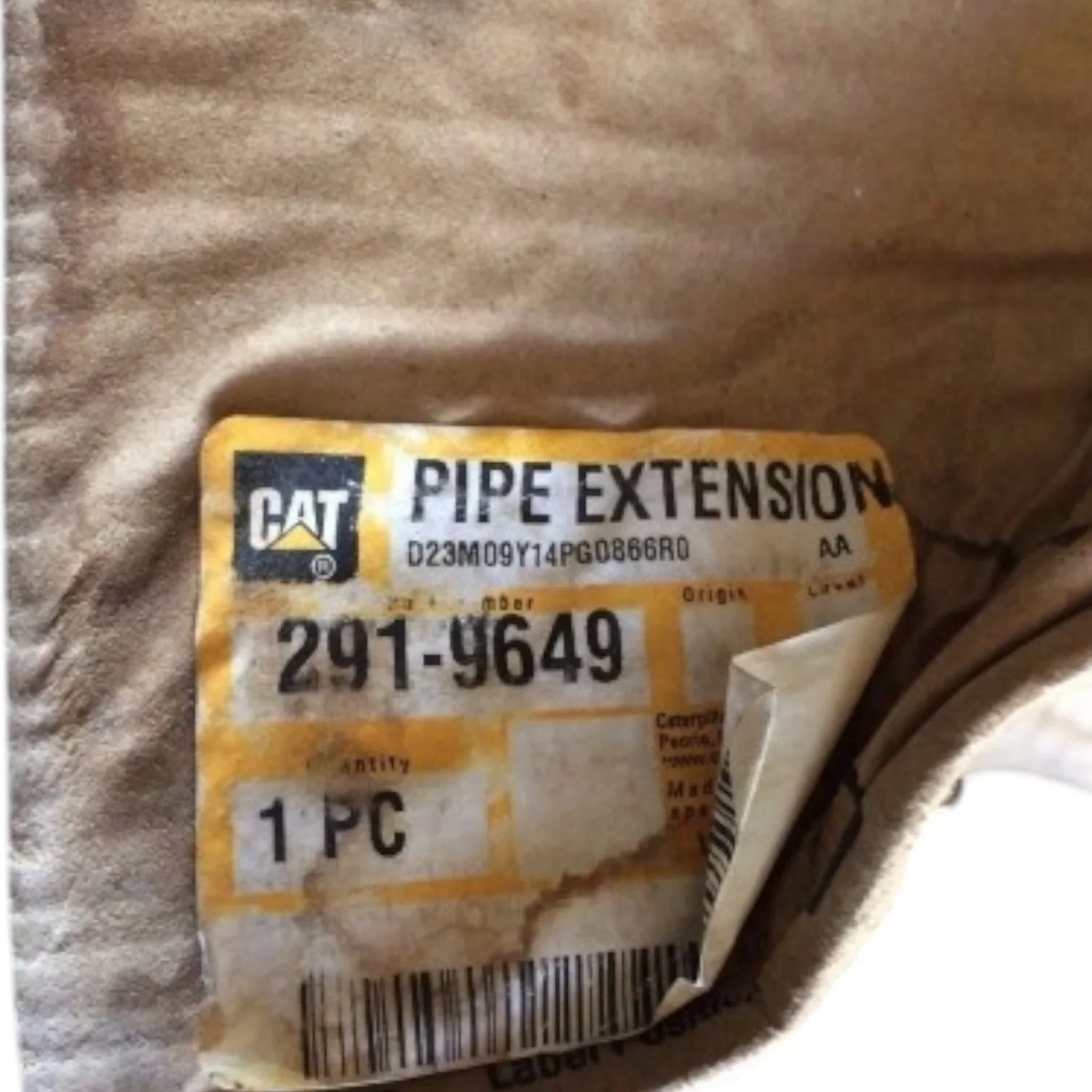 2919649 CAT Muffler Extension Pipe