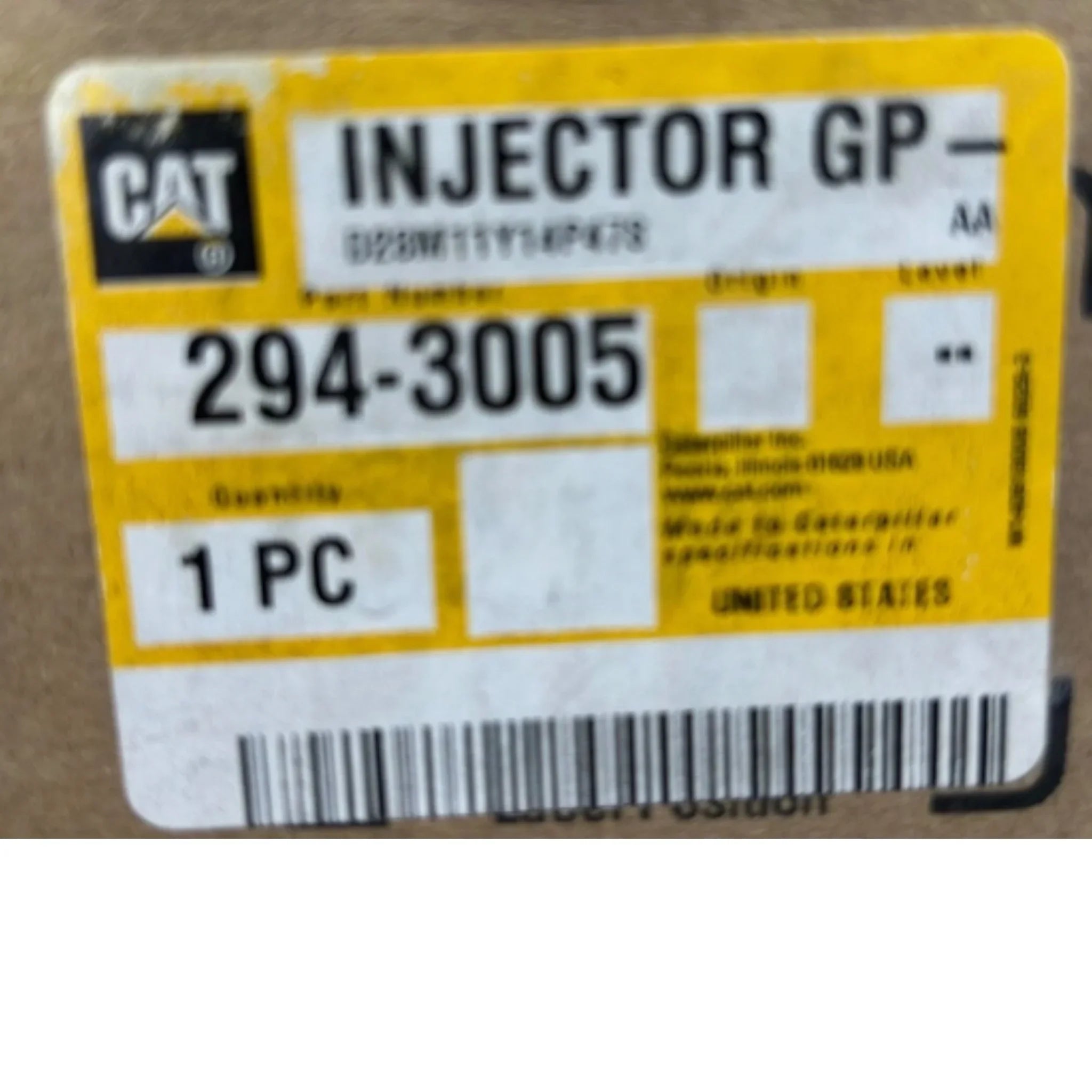 10R6163 CAT Injector Gp-fuel