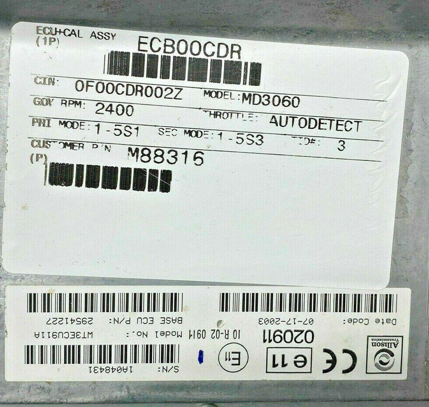 29528963 Genuine Allison Ecu Tcm Control Module