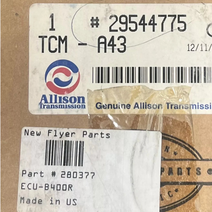 29544775 Genuine Allison TCM Transmission Control Module 12/24V