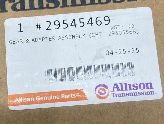 29512136 Genuine Allison Gear Adapter Assembly