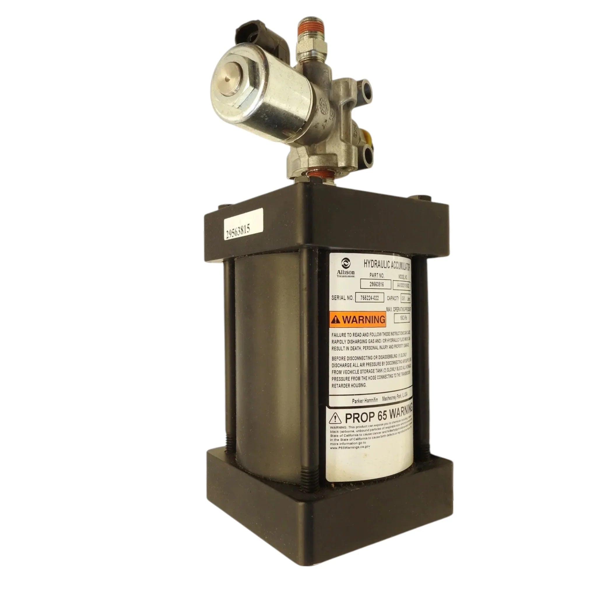 29563815 Genuine Allison Hydraulic Accumulator