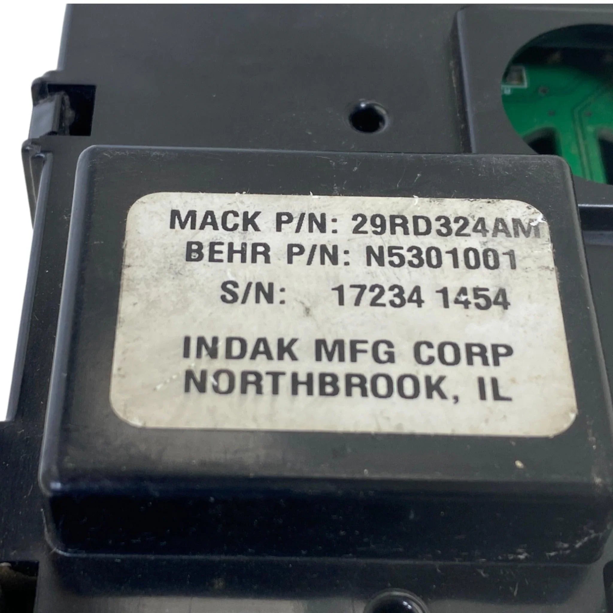 29RD324AM Genuine Mack Hvac Temperature Control Panel