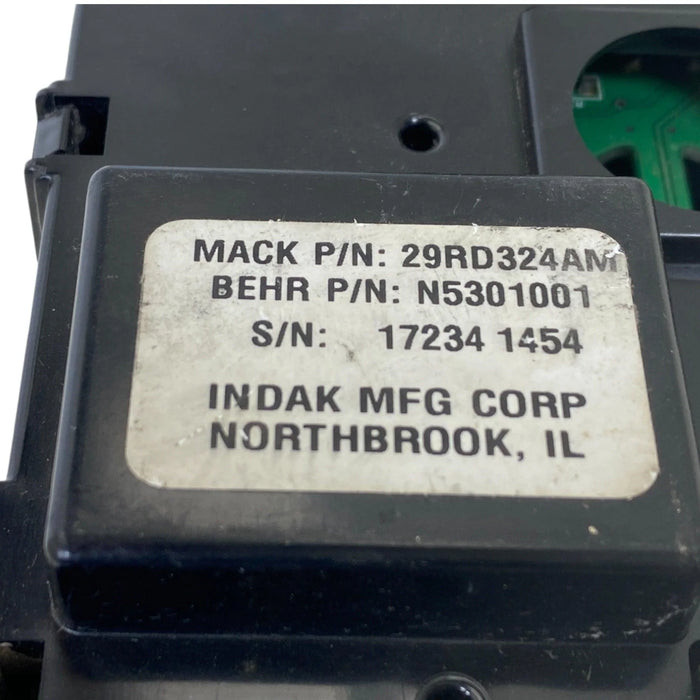 29RD324AM Genuine Mack Hvac Temperature Control Panel