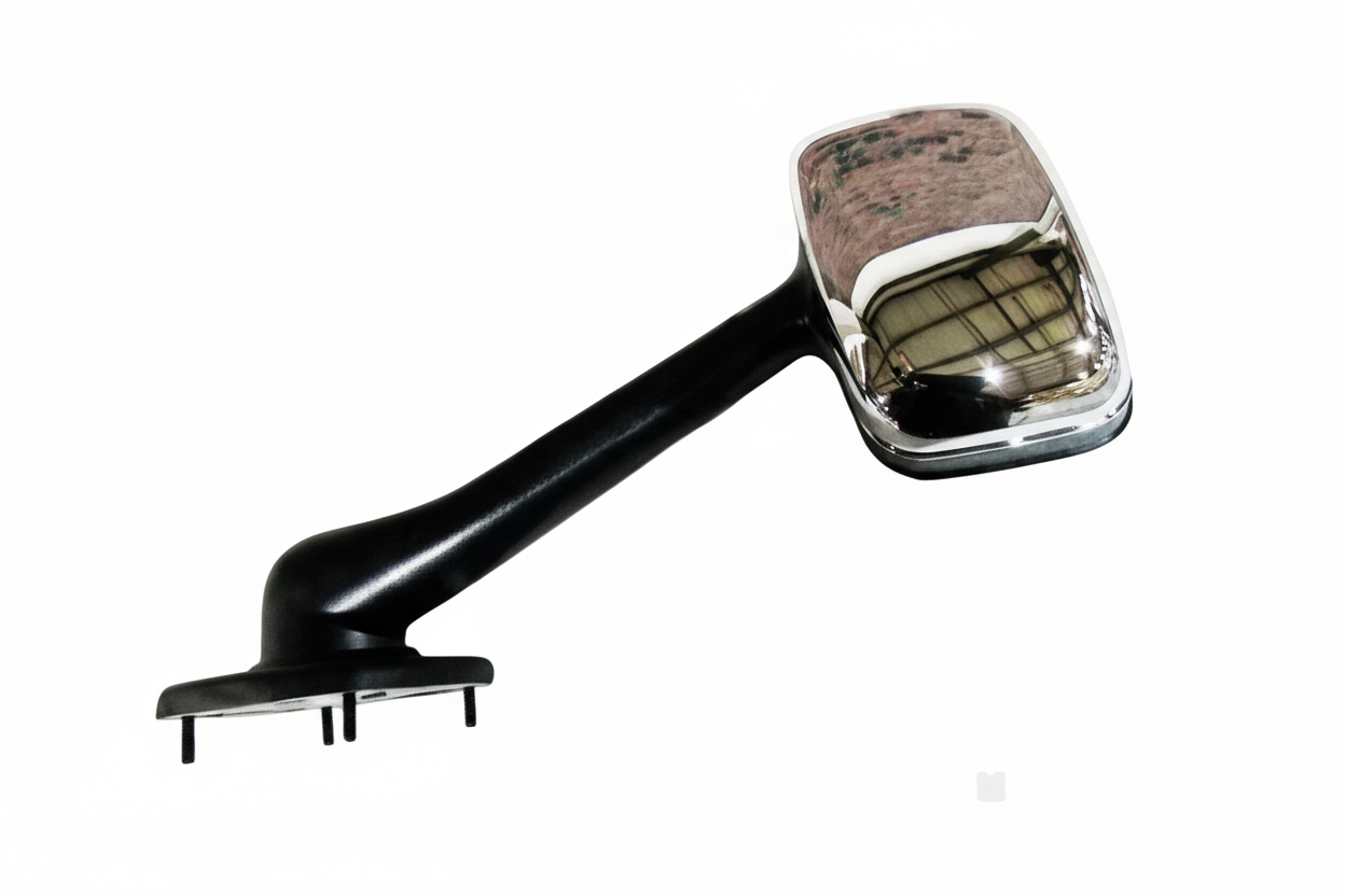 A2266565003 Genuine Freightliner Cascadia Right Side Chrome Hood Mount Mirror