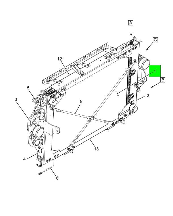 2519443C91 Genuine International Radiator - Core And Tanks