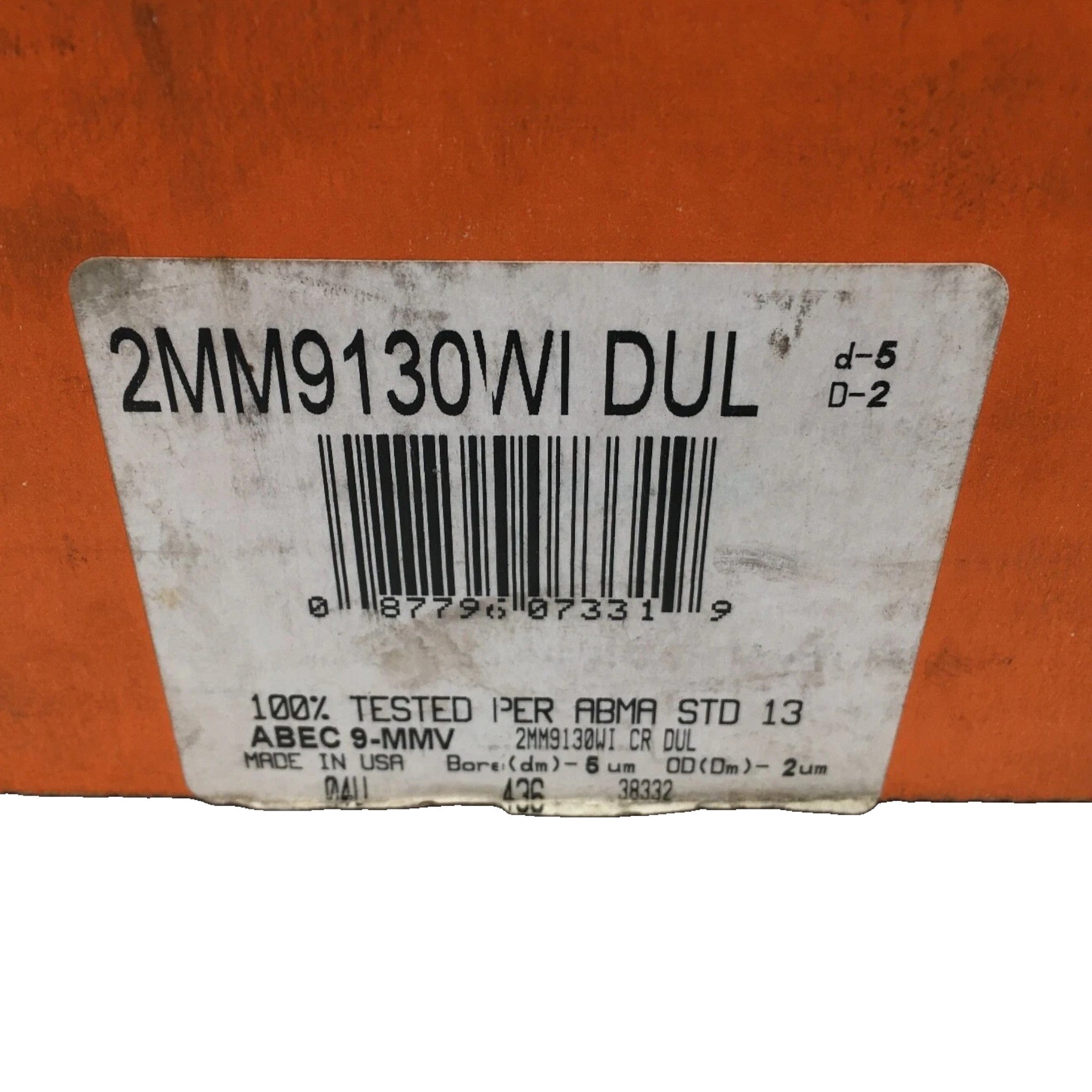 2MM9130WI-DUL Genuine Timken Angular Contact Bearings