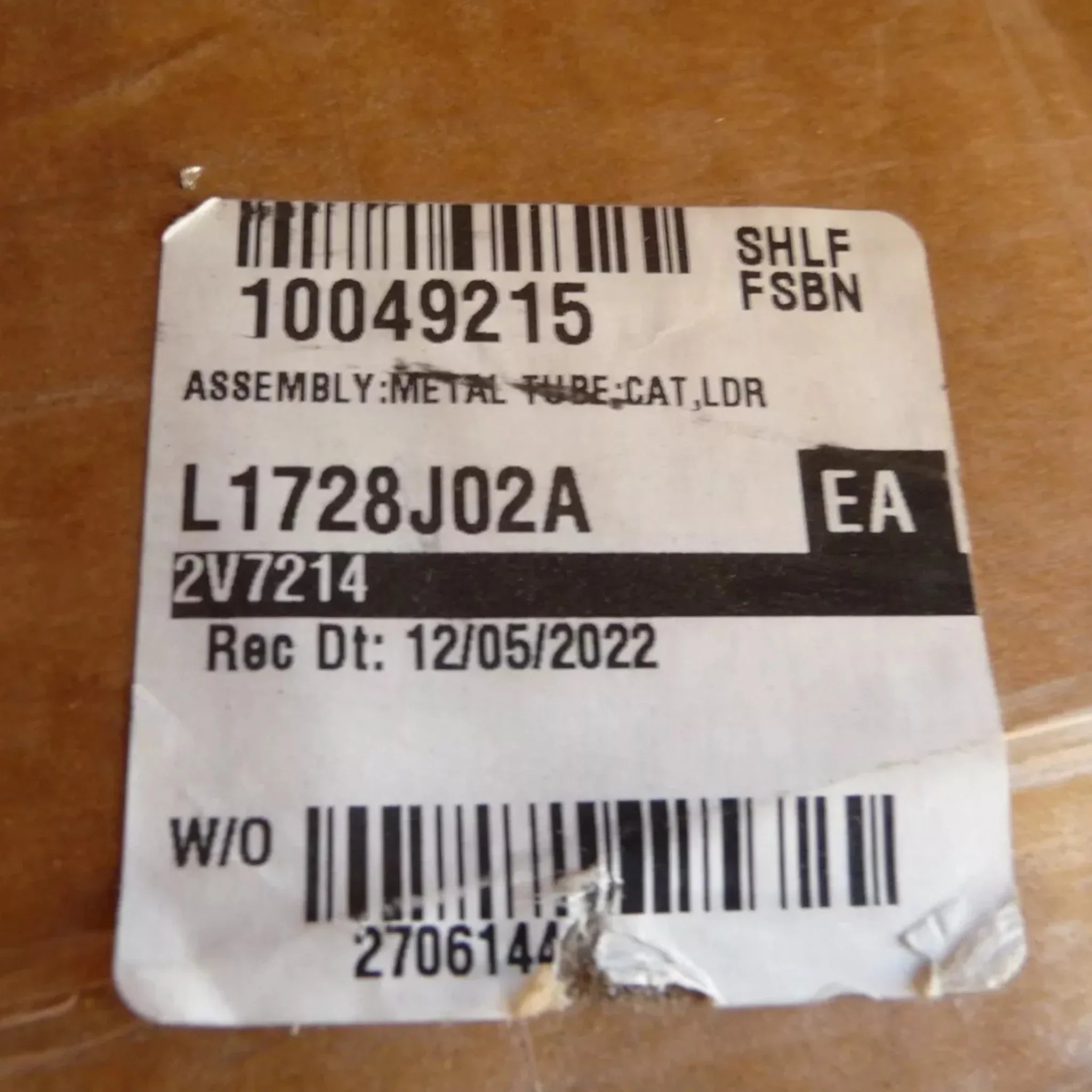 2V7214 CAT Cylinder Line Tube