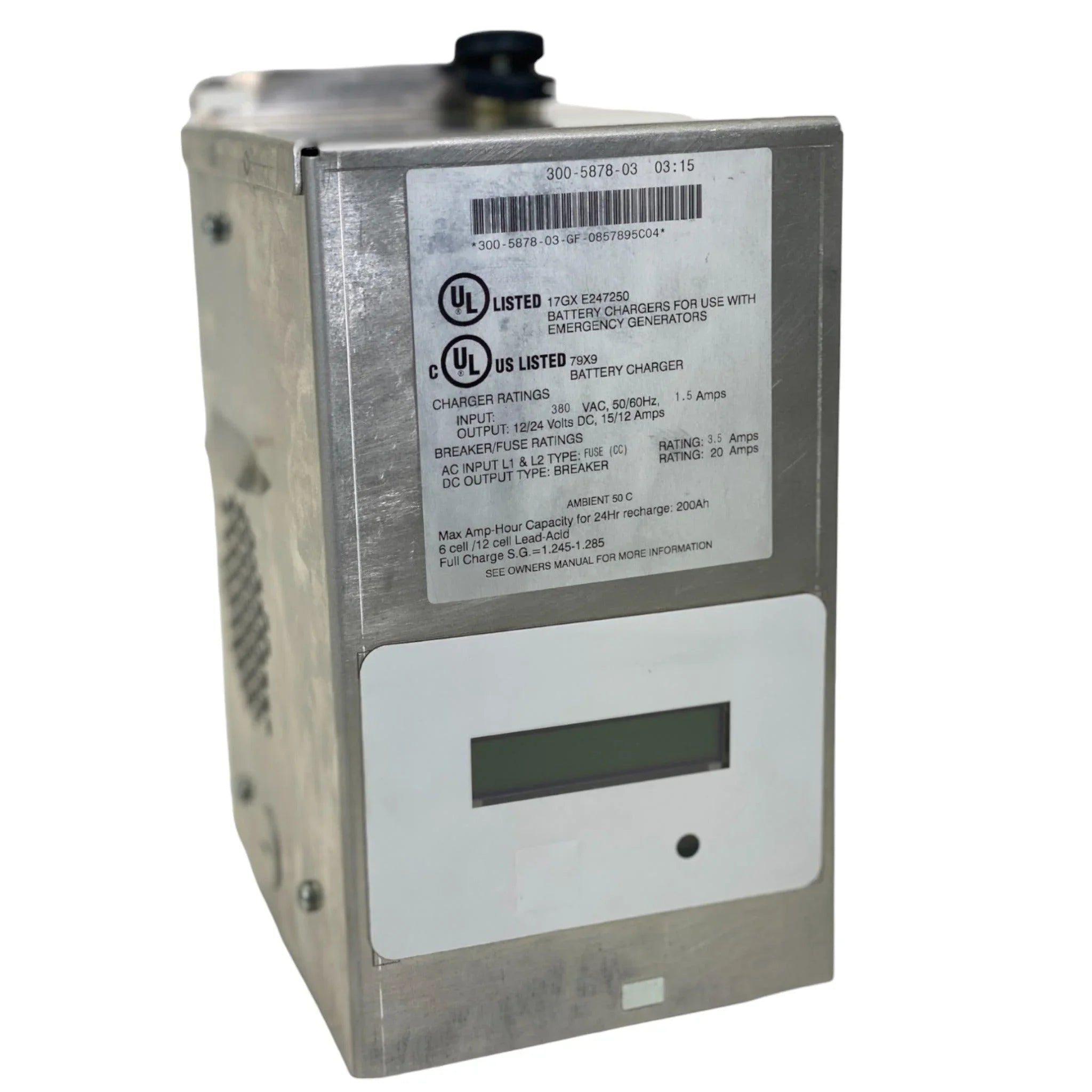 300-5878-03 Genuine Cummins Battery Charger Control