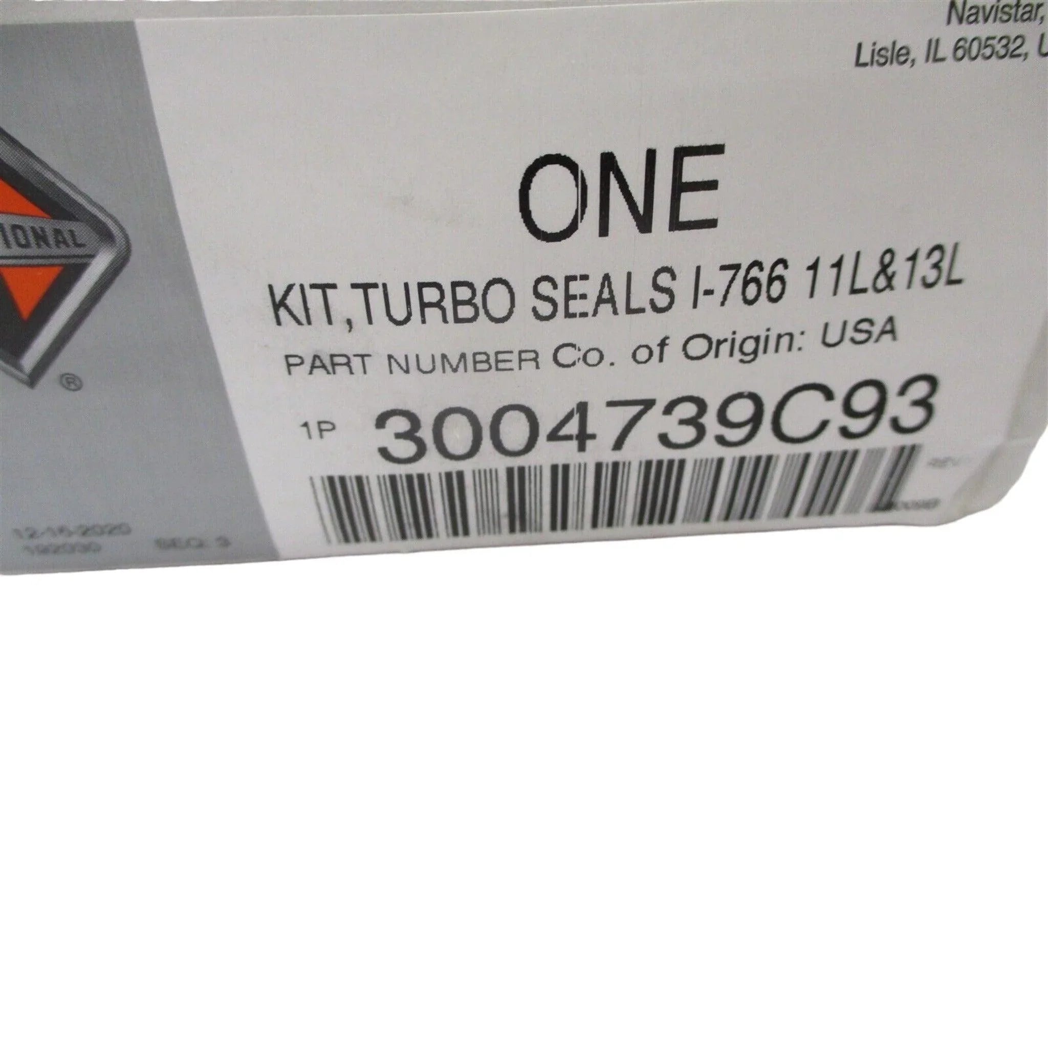3004740C95 Genuine International Turbocharger B2NG