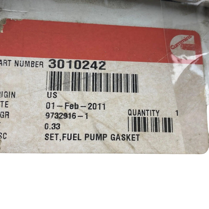 3005713 Genuine Cummins Kit Fuel Pump Gasket