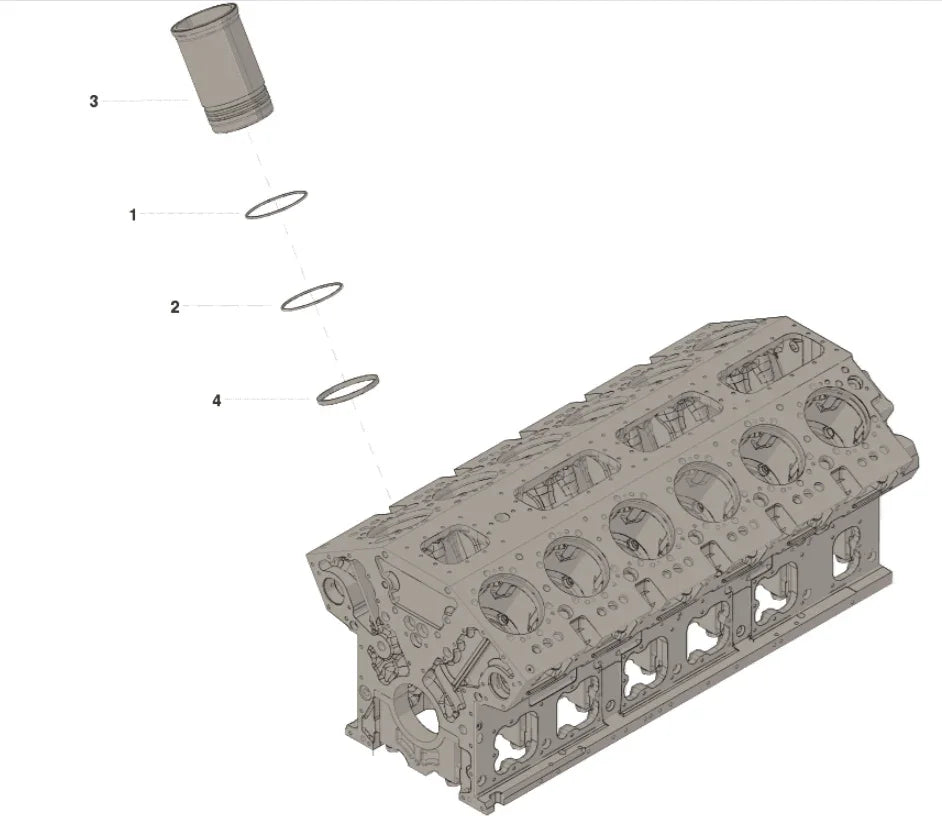 3006089 Genuine Cummins Liner Kit