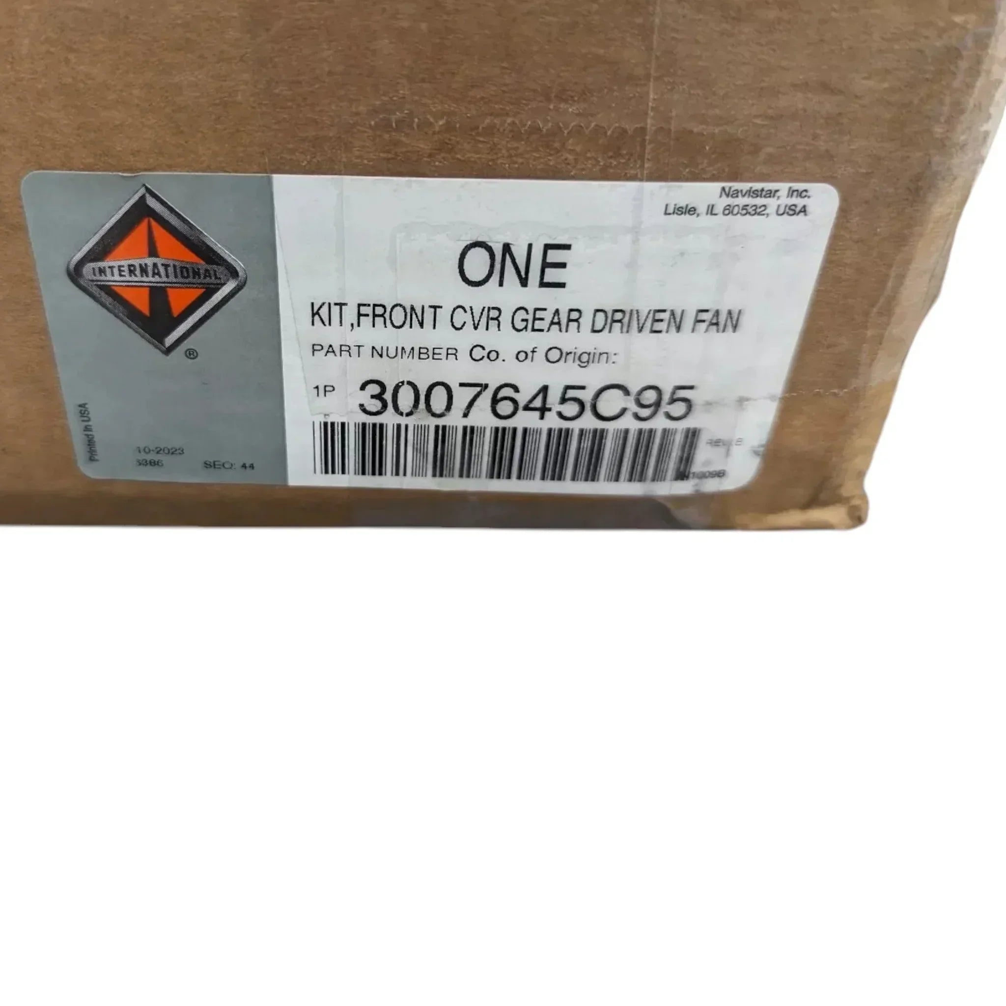 3007645C94 Genuine International Front Cover Gear Driven Fan Kit